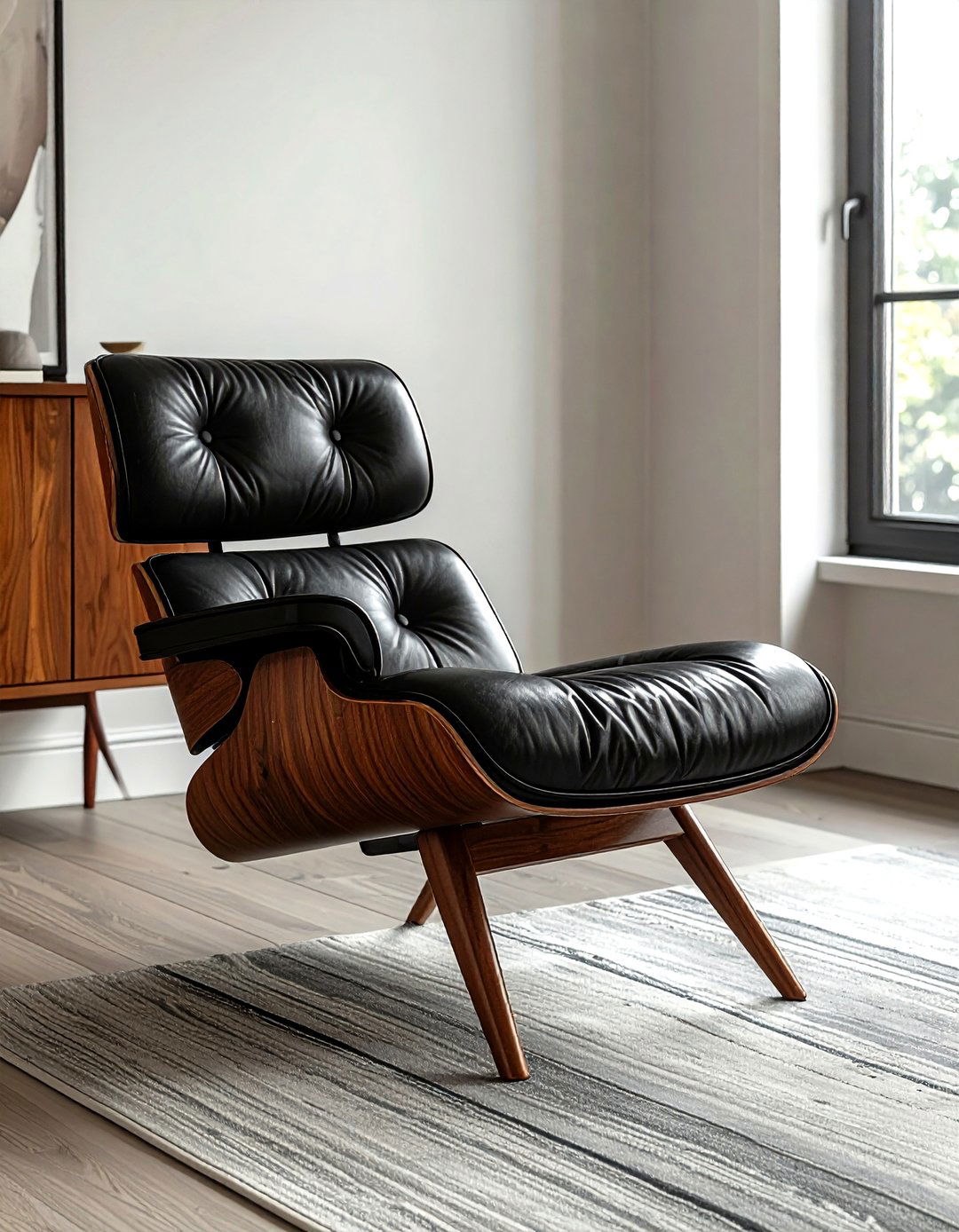 Mid century modern lounge chair - 30 living room guest seating ideas