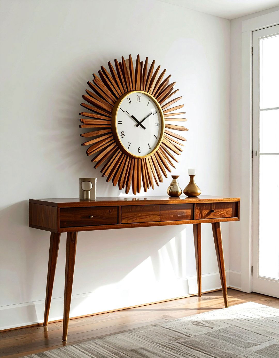 Mid century modern mantel clock - 30 living room mantel clocks