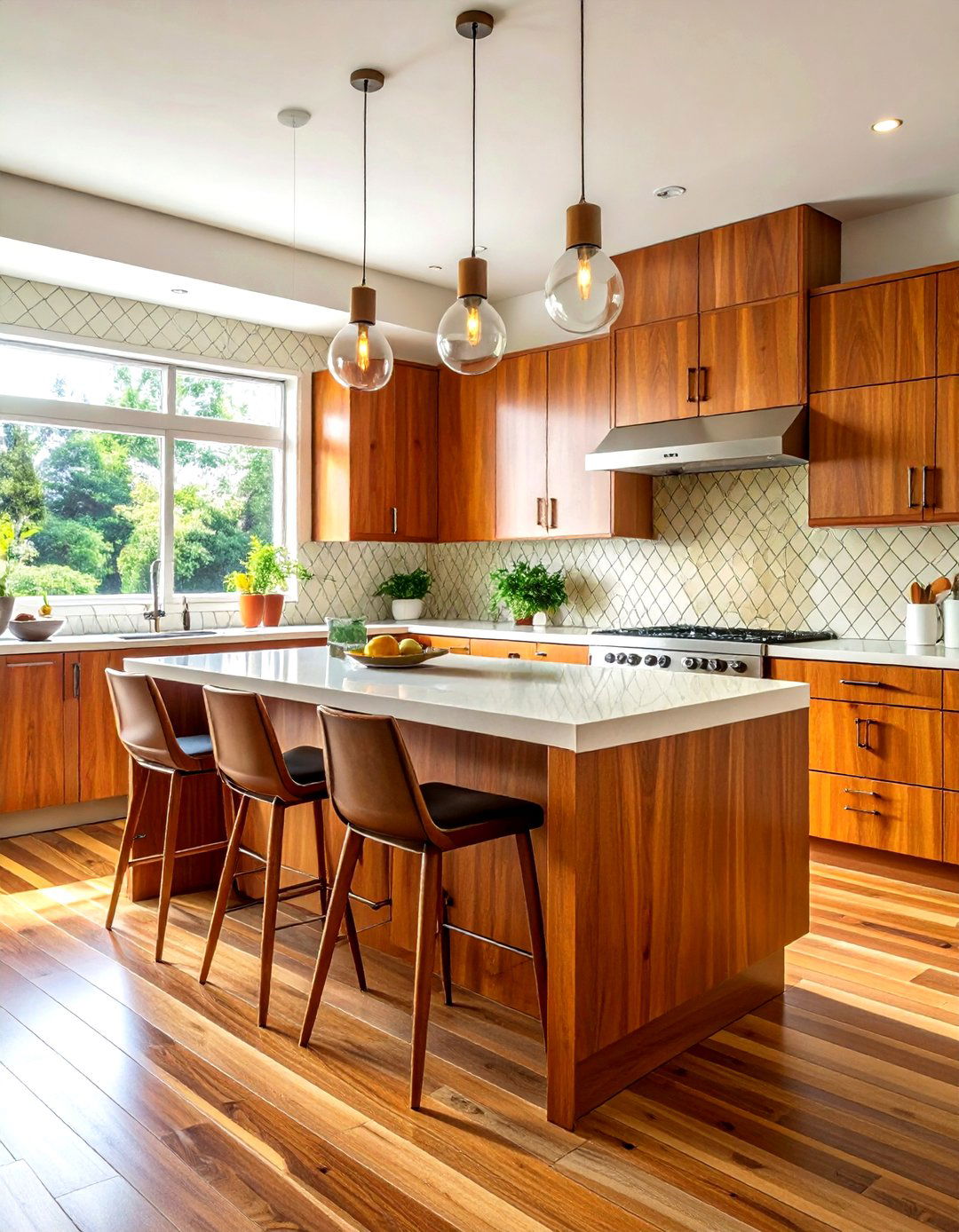 Mid century modern maple kitchen - 30 maple kitchen cabinet ideas
