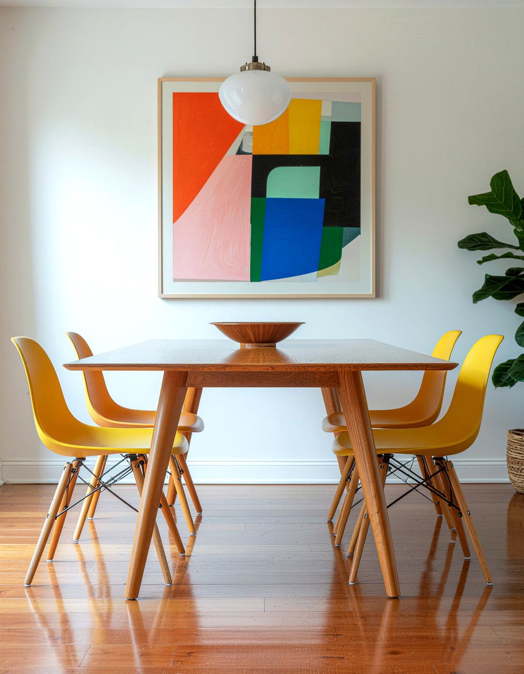 Mid century modern oak table - 30 oak dining table ideas