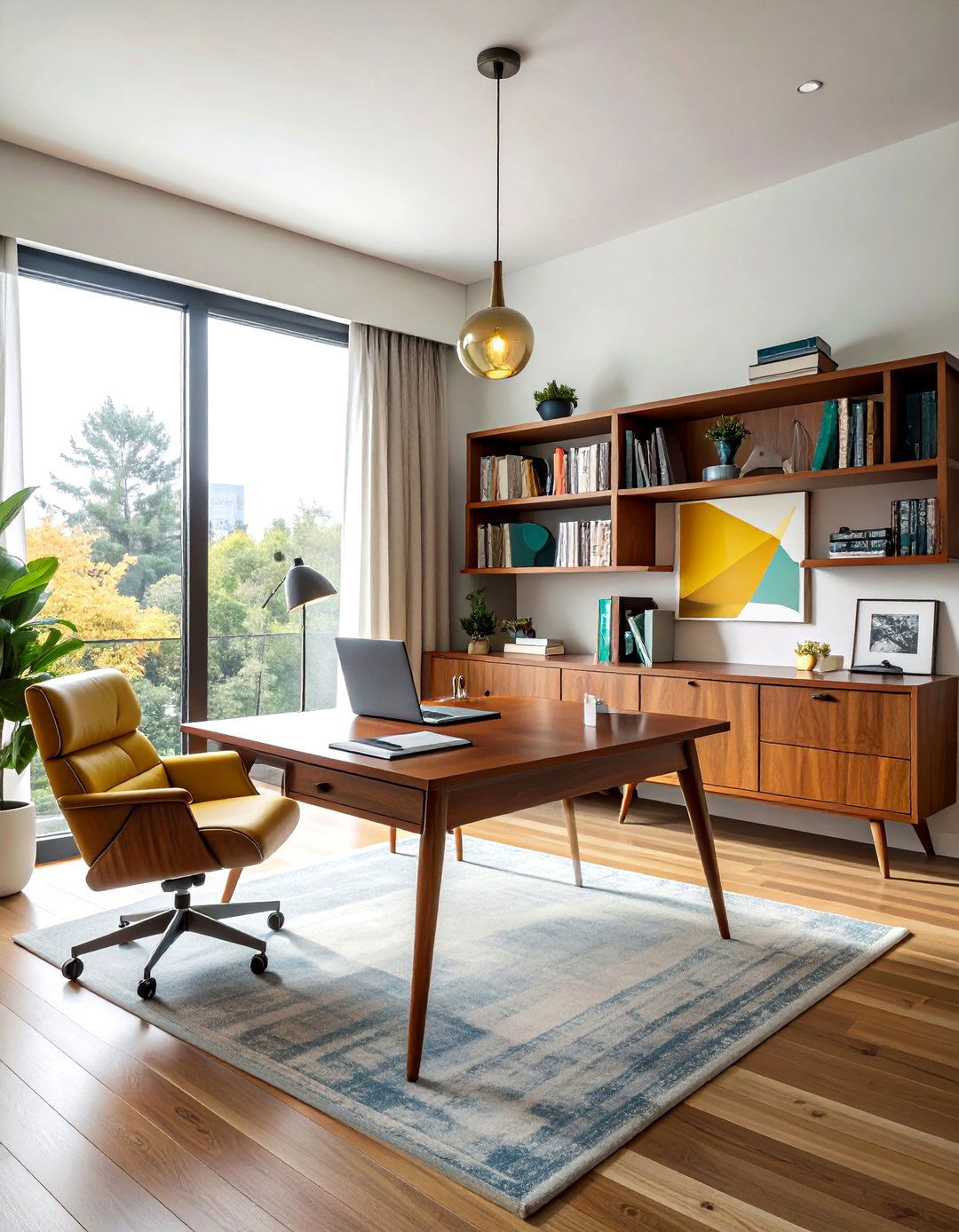 Mid century modern office - 30 ideal decor ideas