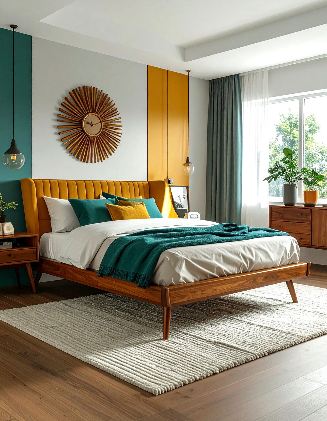 Mid century modern open bedroom - 30 open concept bedroom ideas