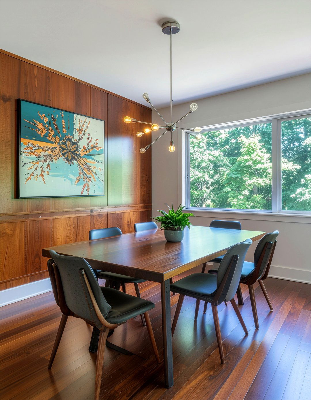 Mid century modern paneling dining room - 30 dining room paneling ideas