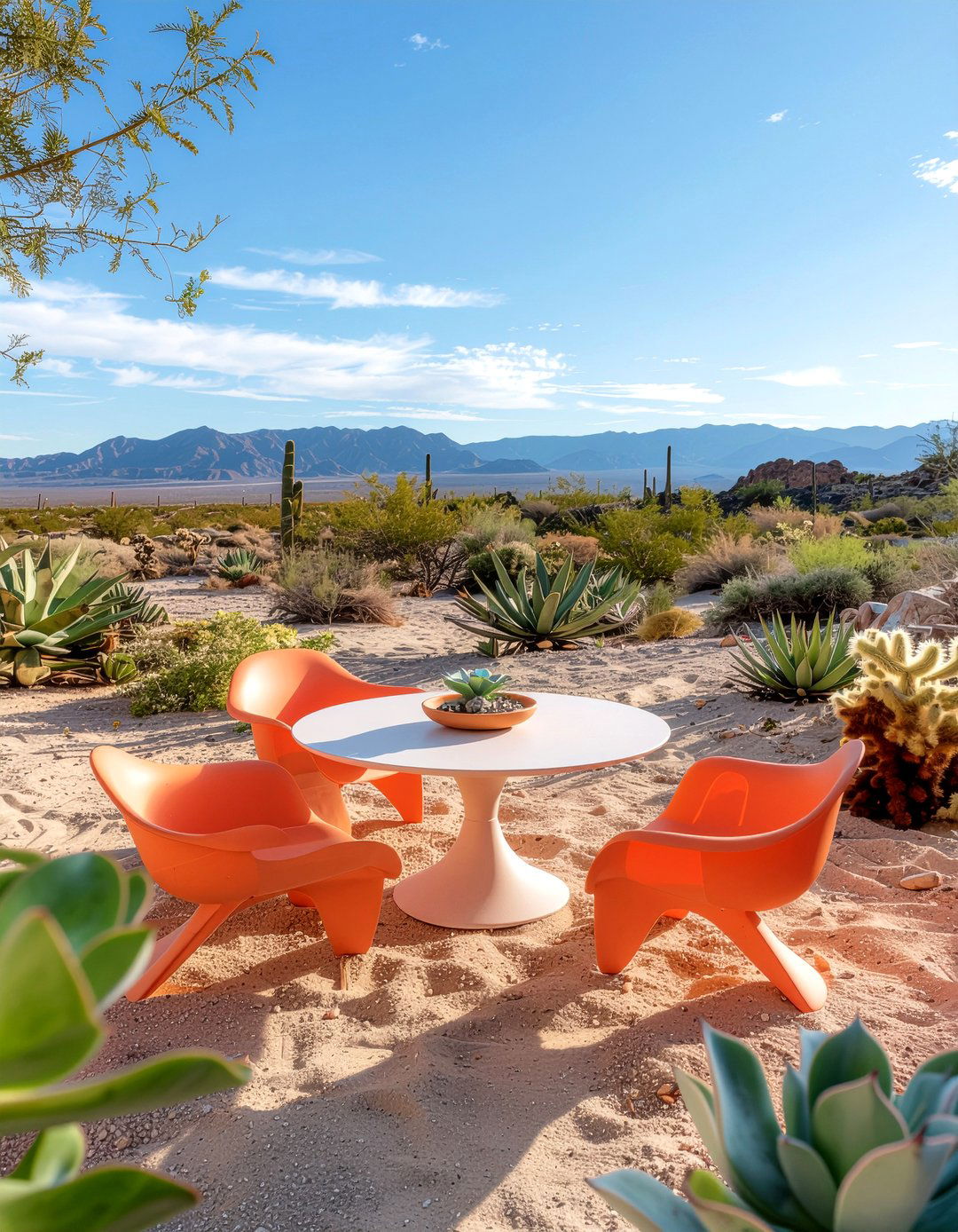 Mid century modern patio furniture - 30 outdoor dining table ideas