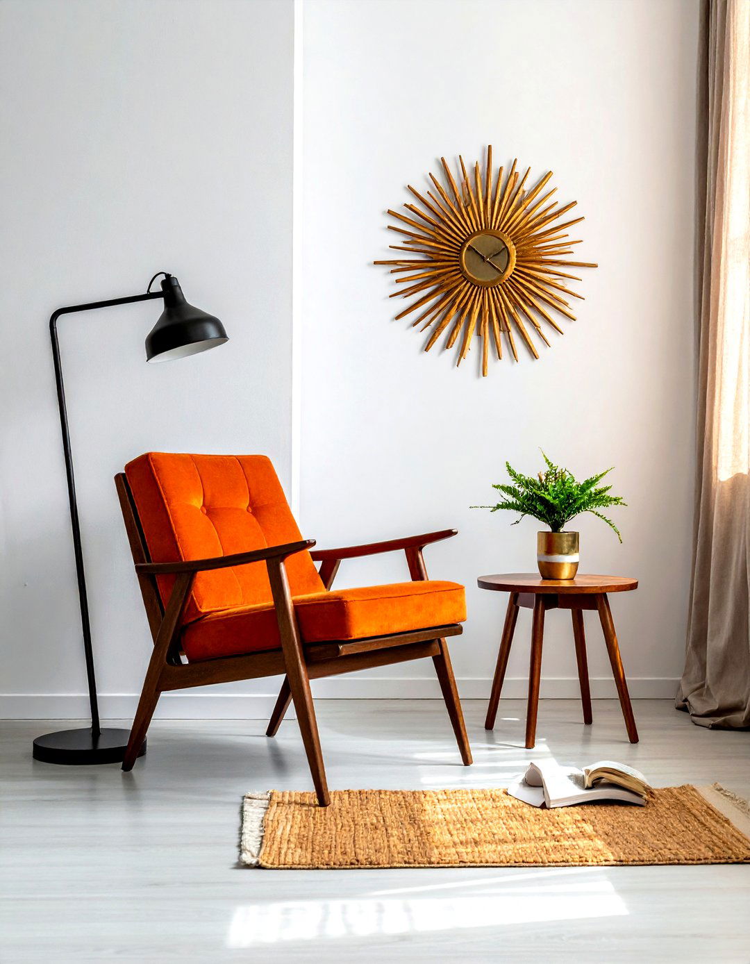 Mid century modern reading nook - 30 living room reading nook ideas