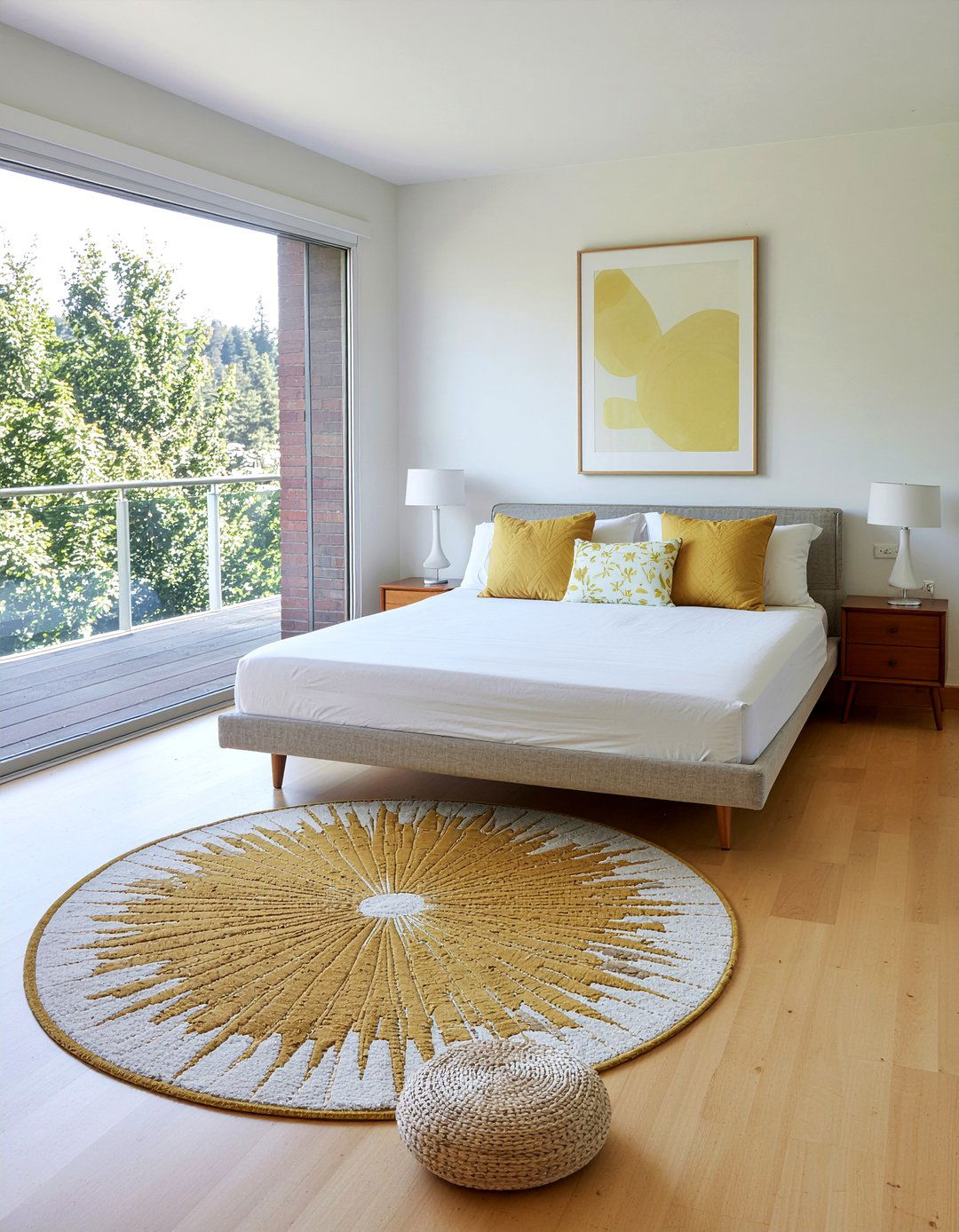 Mid century modern rug - 30 bedroom area rugs