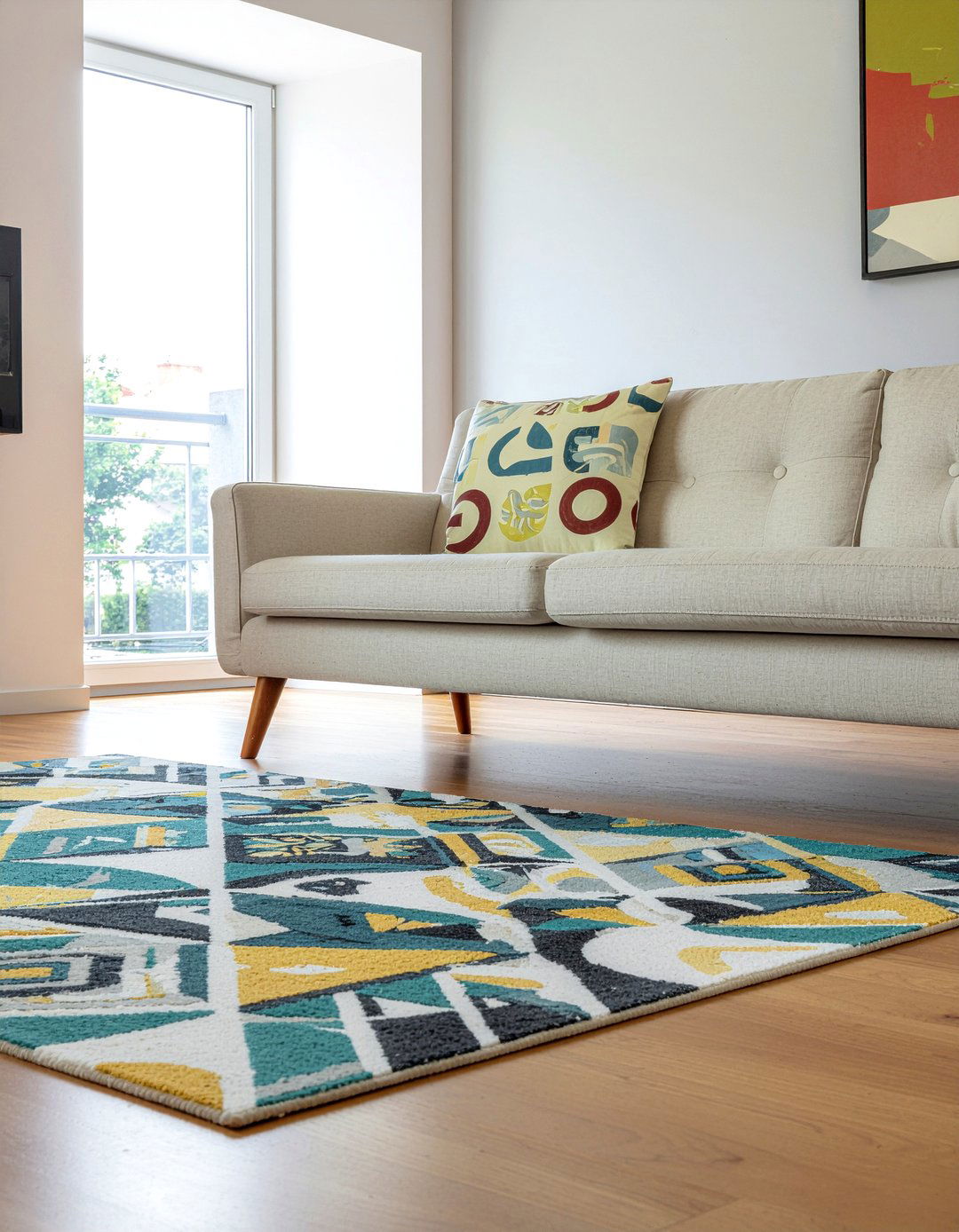 Mid century modern rug - 30 living room area rugs