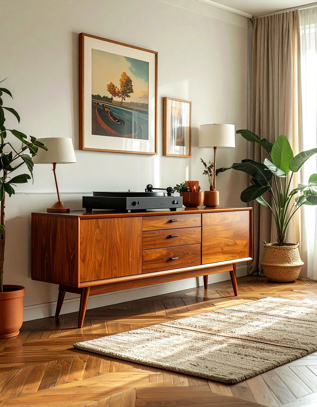 Mid century modern sideboard - 30 viral decor ideas