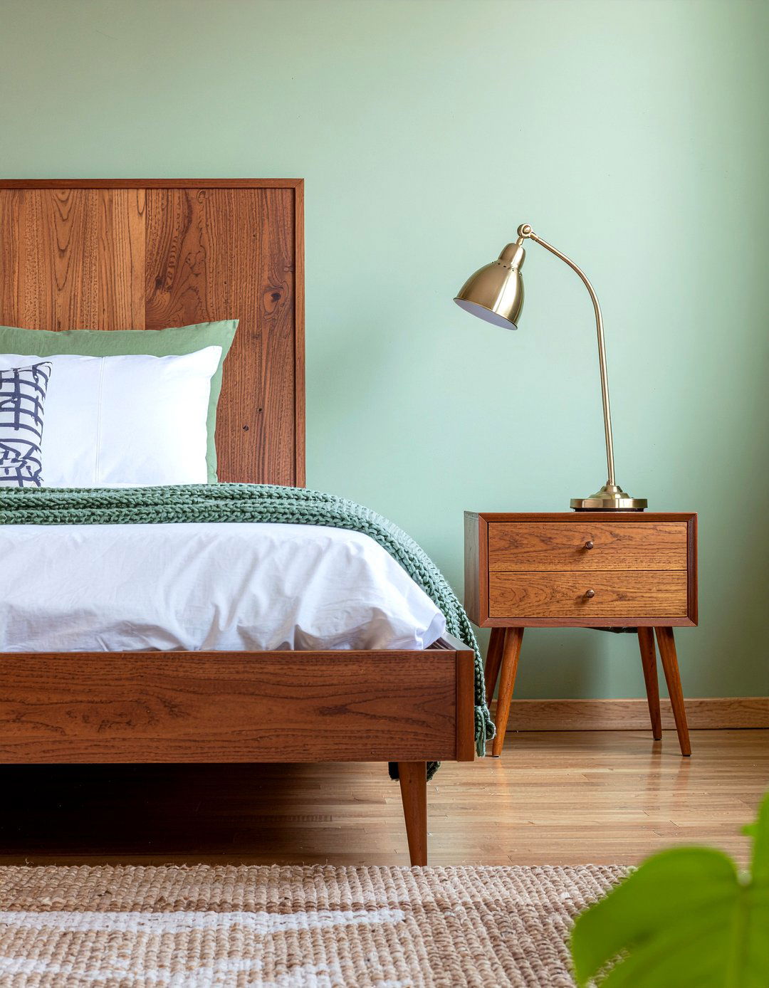 Mid century modern skinny nightstand - 30 bedroom narrow nightstands