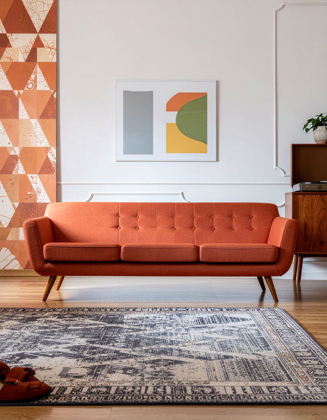Mid century modern sofa - 30 living room sofa ideas