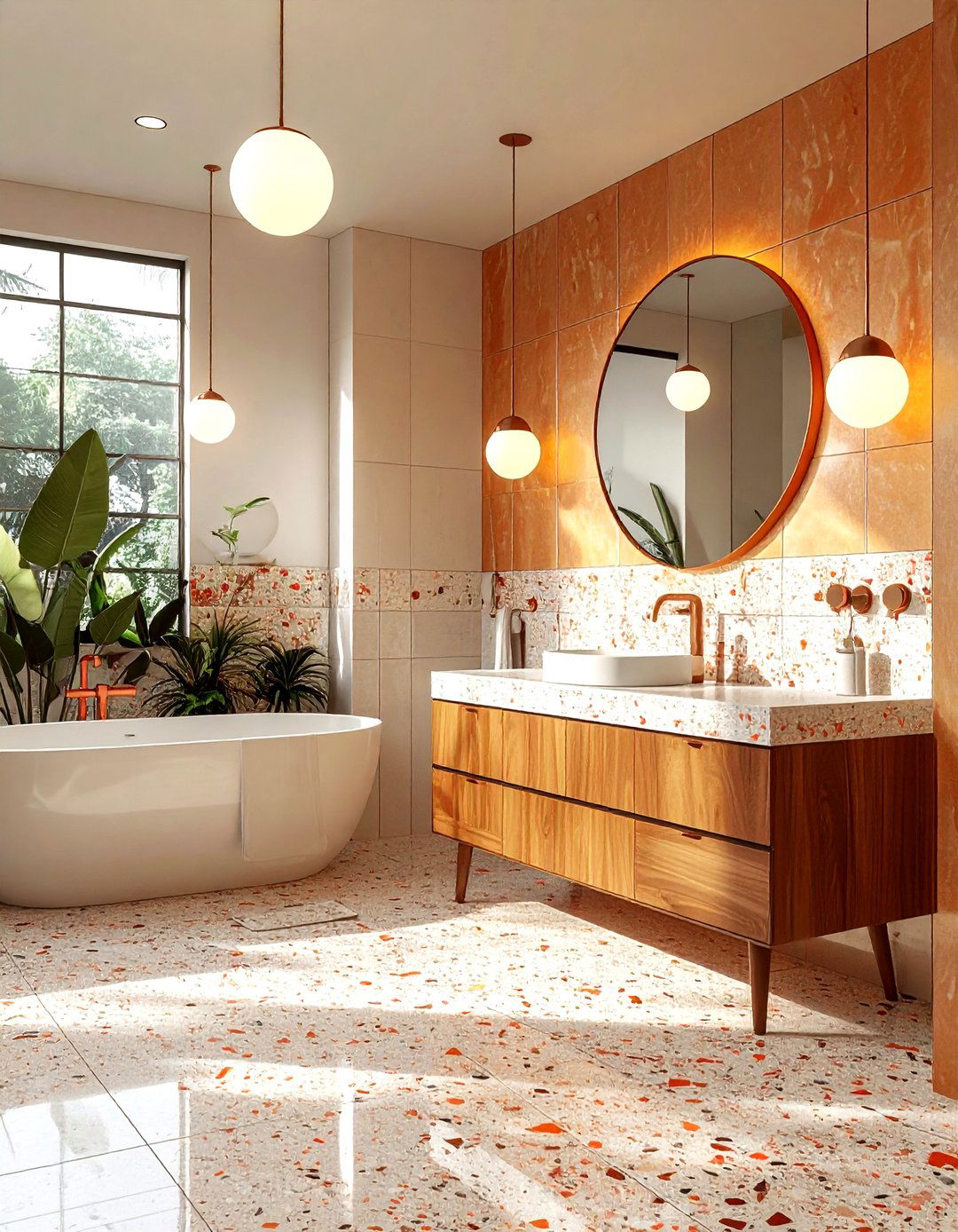 30 Chic Terrazzo Tile Bathroom Ideas for a Trendy Refresh