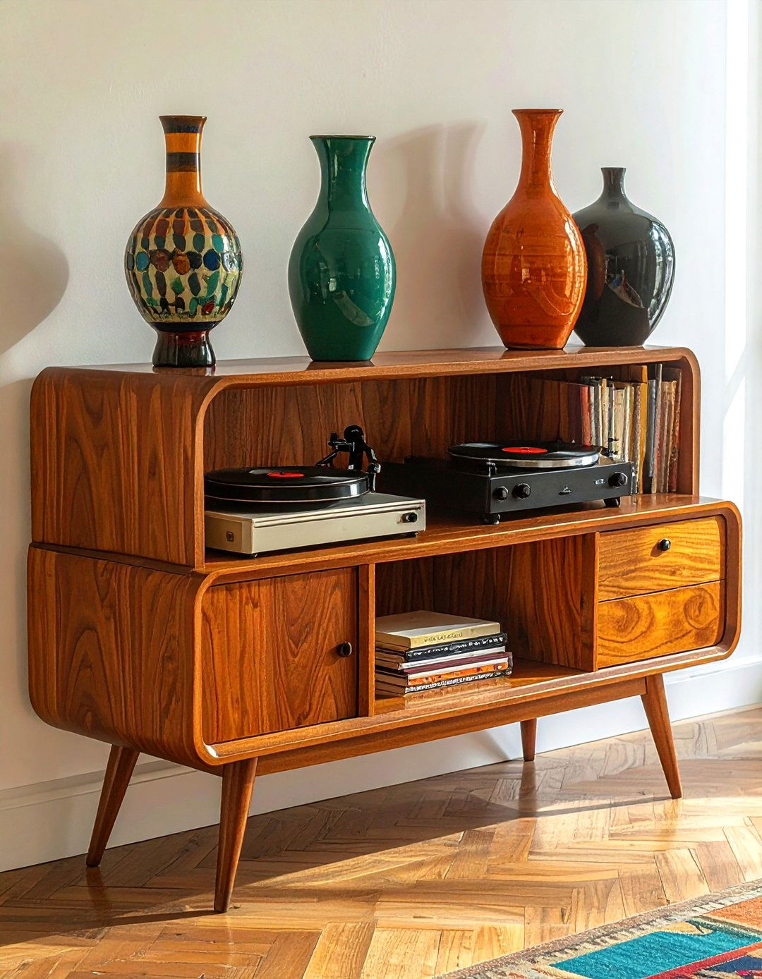Mid century modern unit - 30 living room built-in cabinets