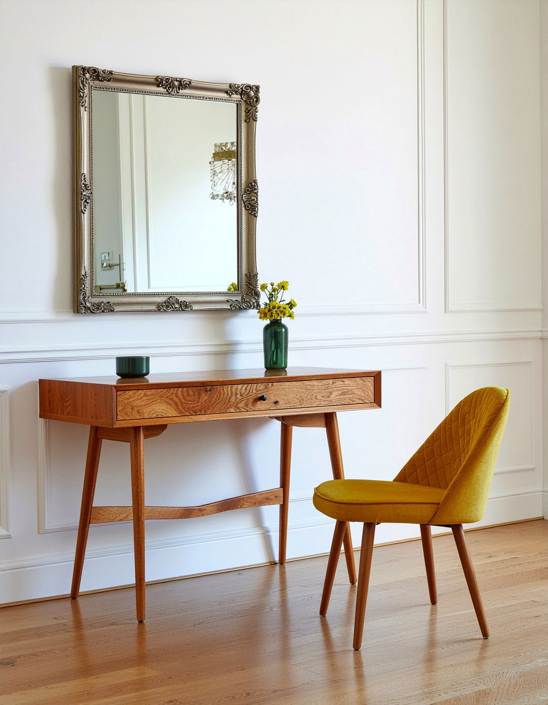 Mid century modern vanity chair - 30 bathroom chair ideas