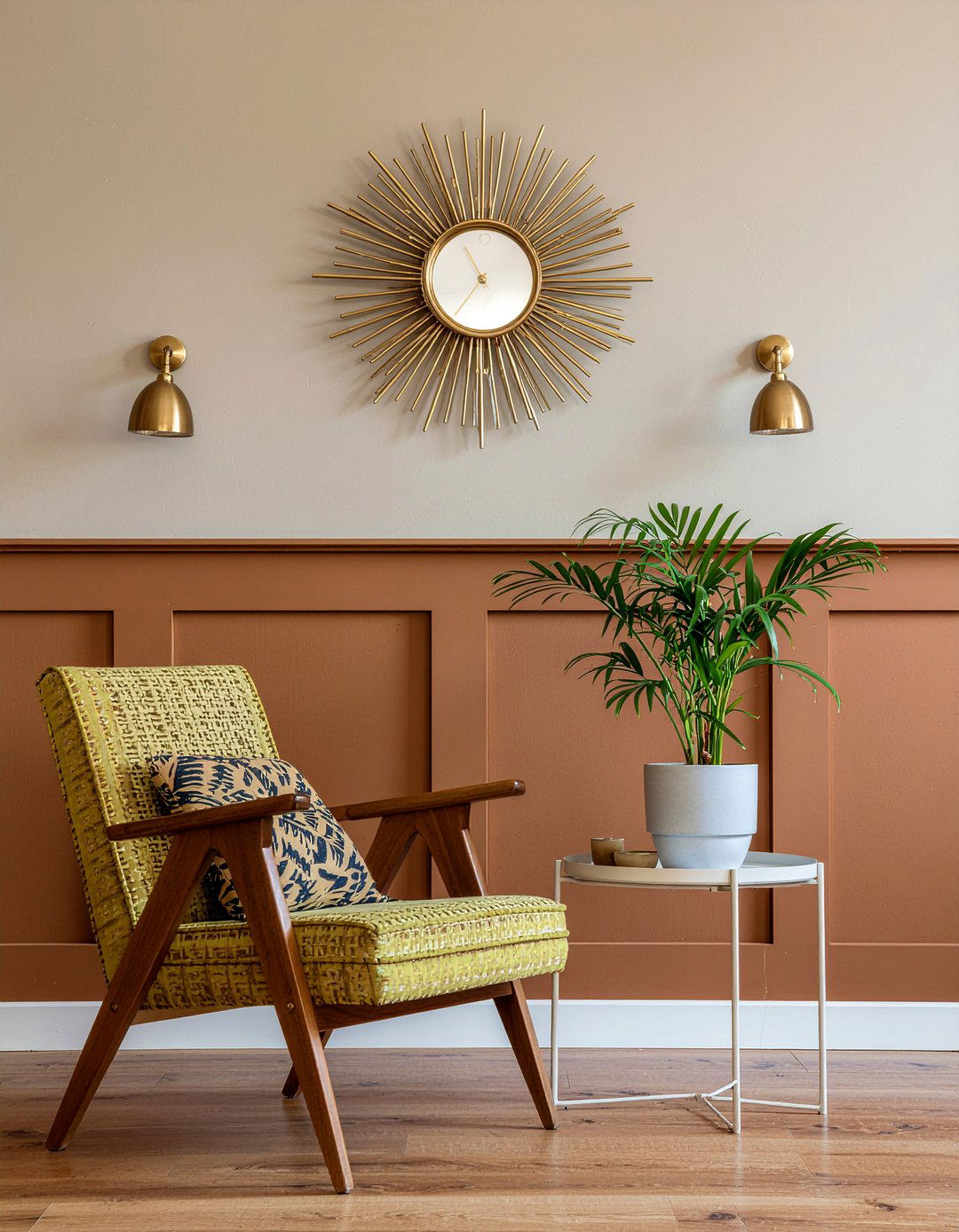 Mid century modern wall - 30 living room accent walls