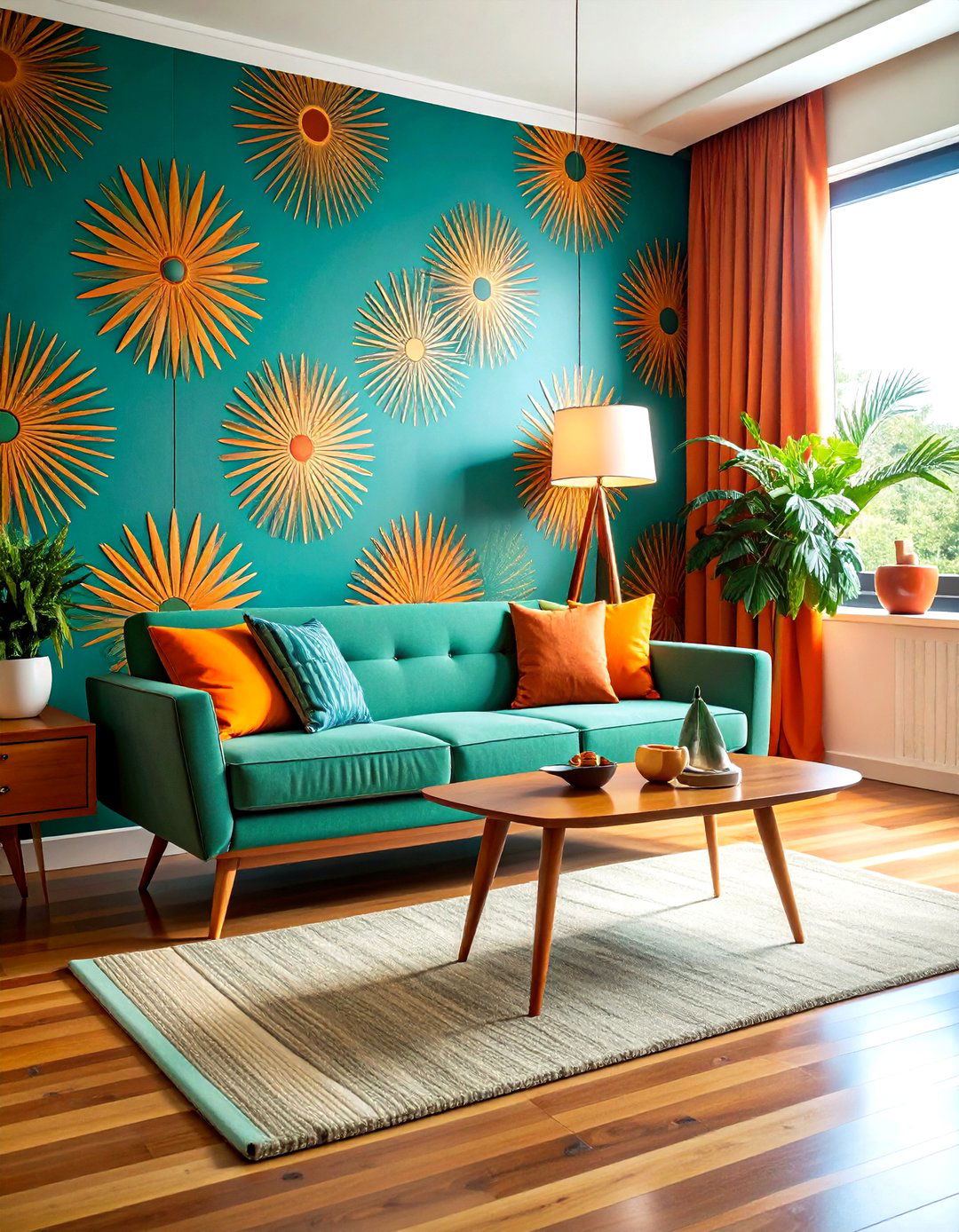 Mid century modern wallpaper - 30 removable wallpaper ideas