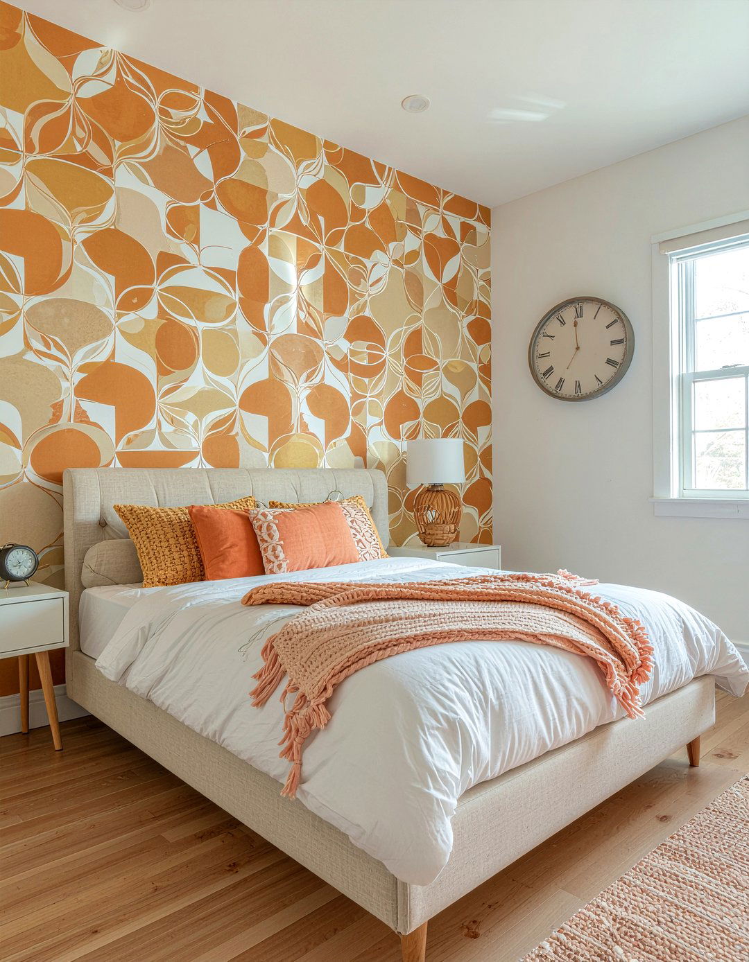 Mid century modern wallpaper bedroom - 30 bedroom modern wallpapers