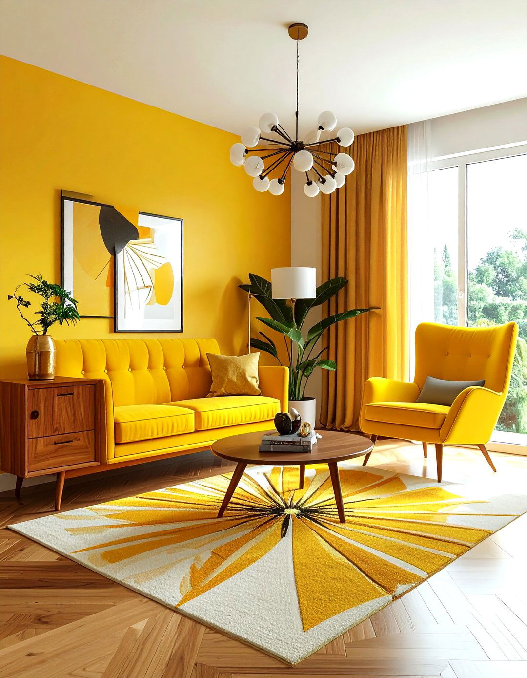 30 Yellow Living Room Ideas to Brighten Up Your Home Decor