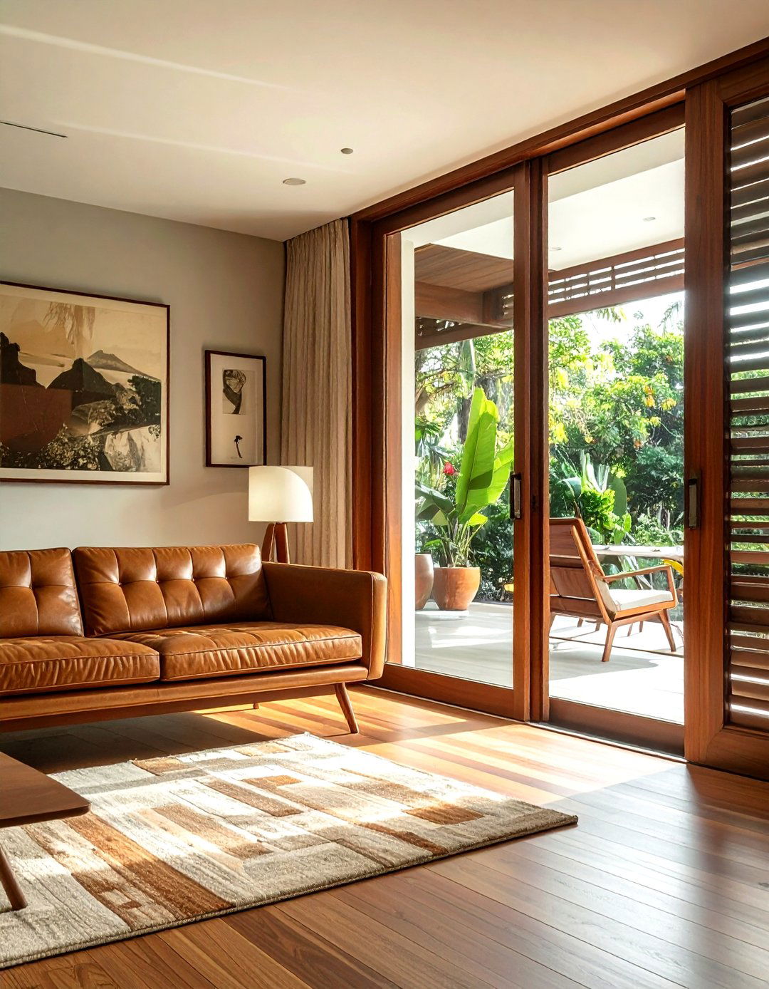 Mid century pocket door - 30 living room pocket doors