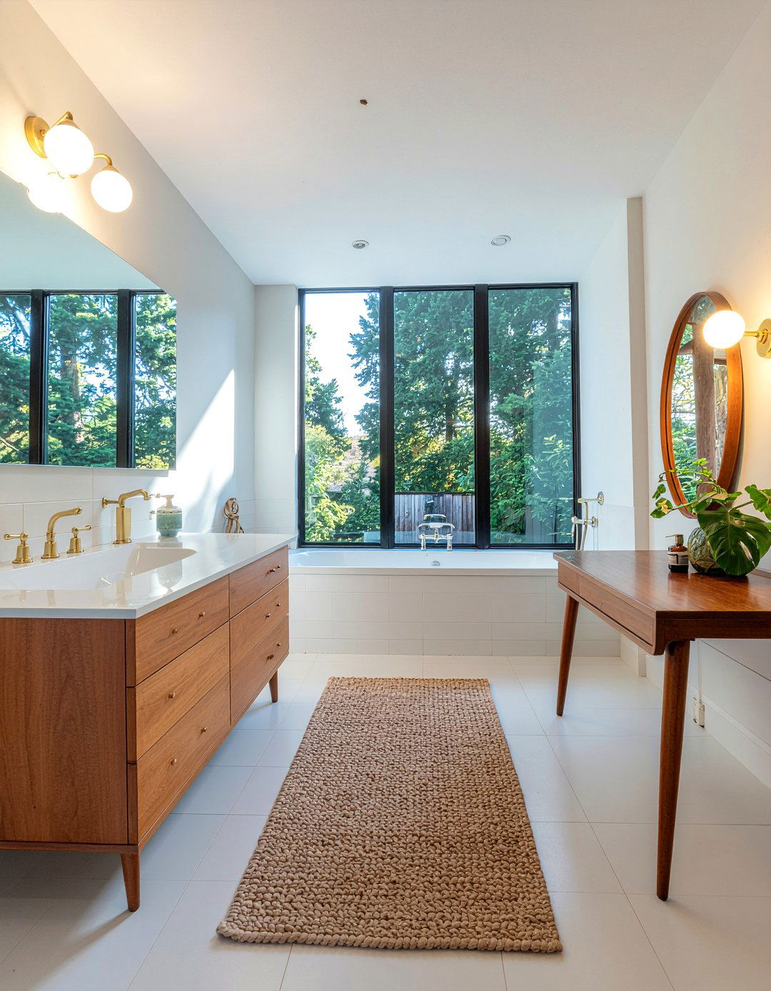 Mid century ranch bathroom - 30 ranch bathroom ideas