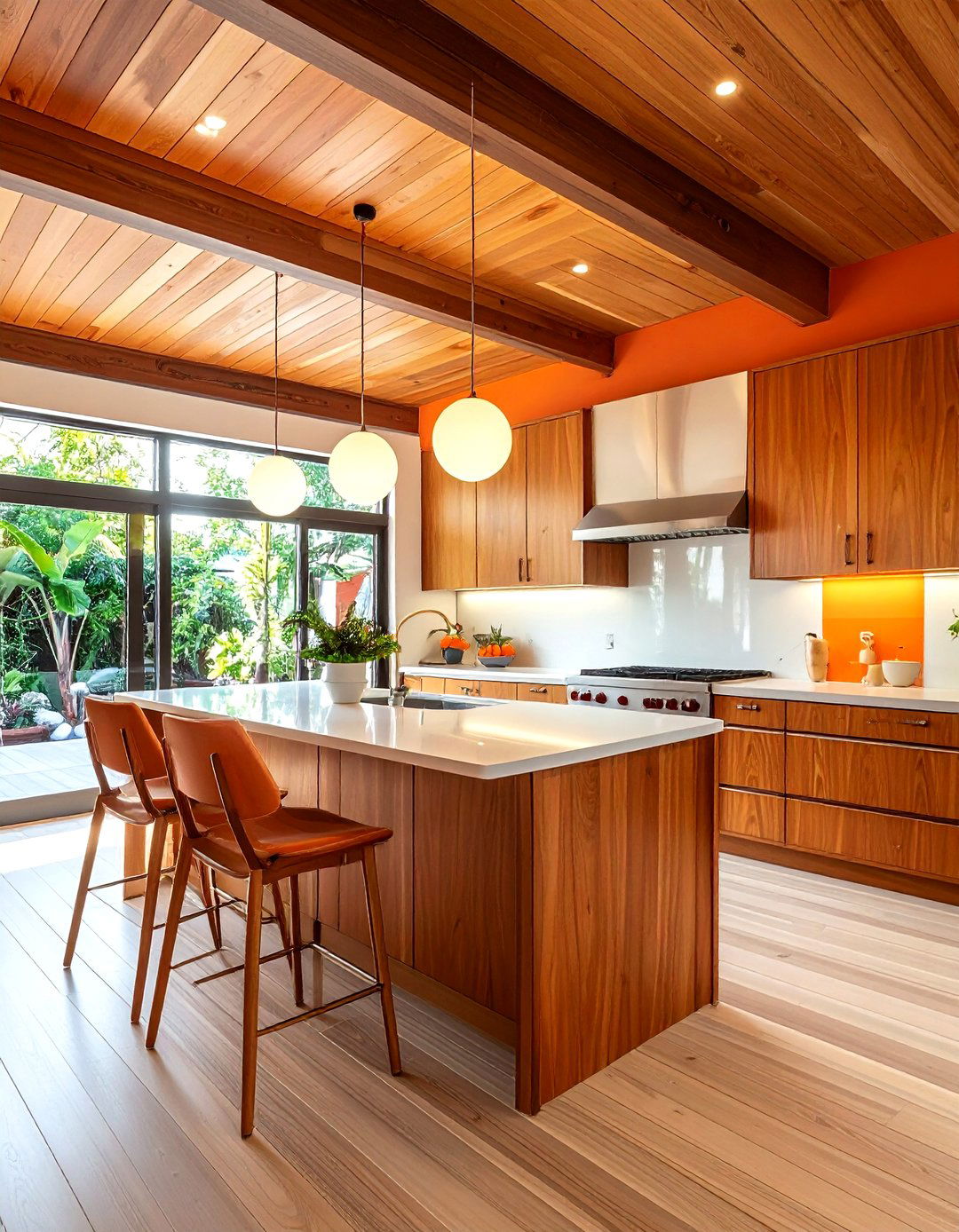 Mid century tongue and groove kitchen - 30 kitchen tongue and groove ceiling ideas