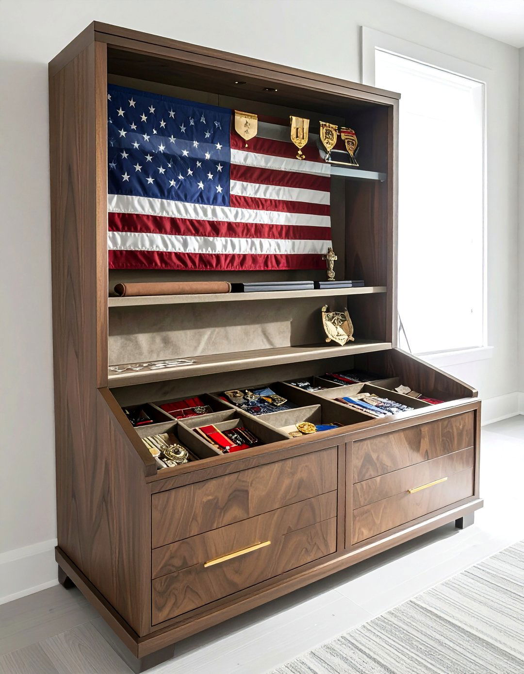 Military shadow box - 30 keepsake box ideas