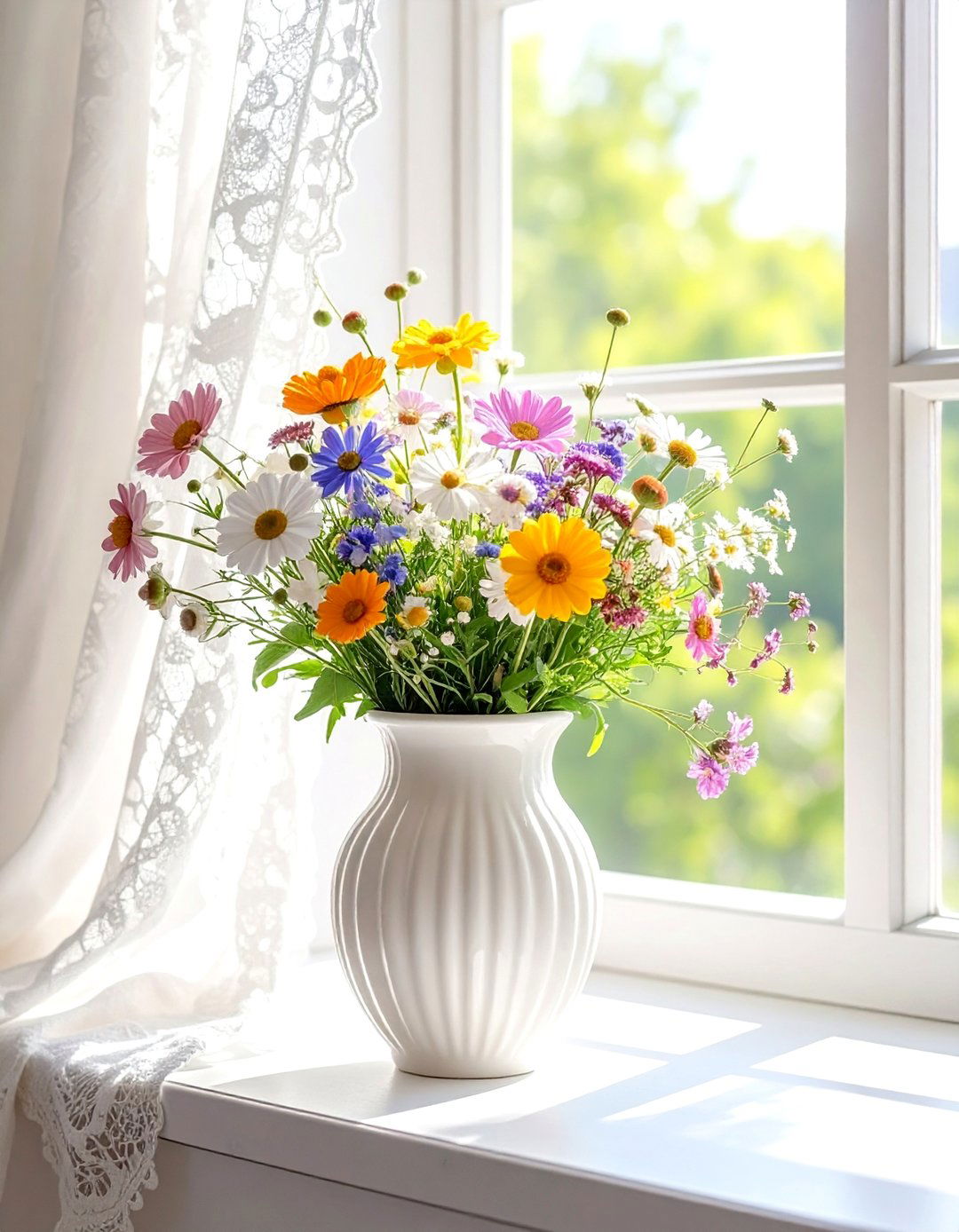 Milk glass hobnail vase - 30 vintage vase ideas