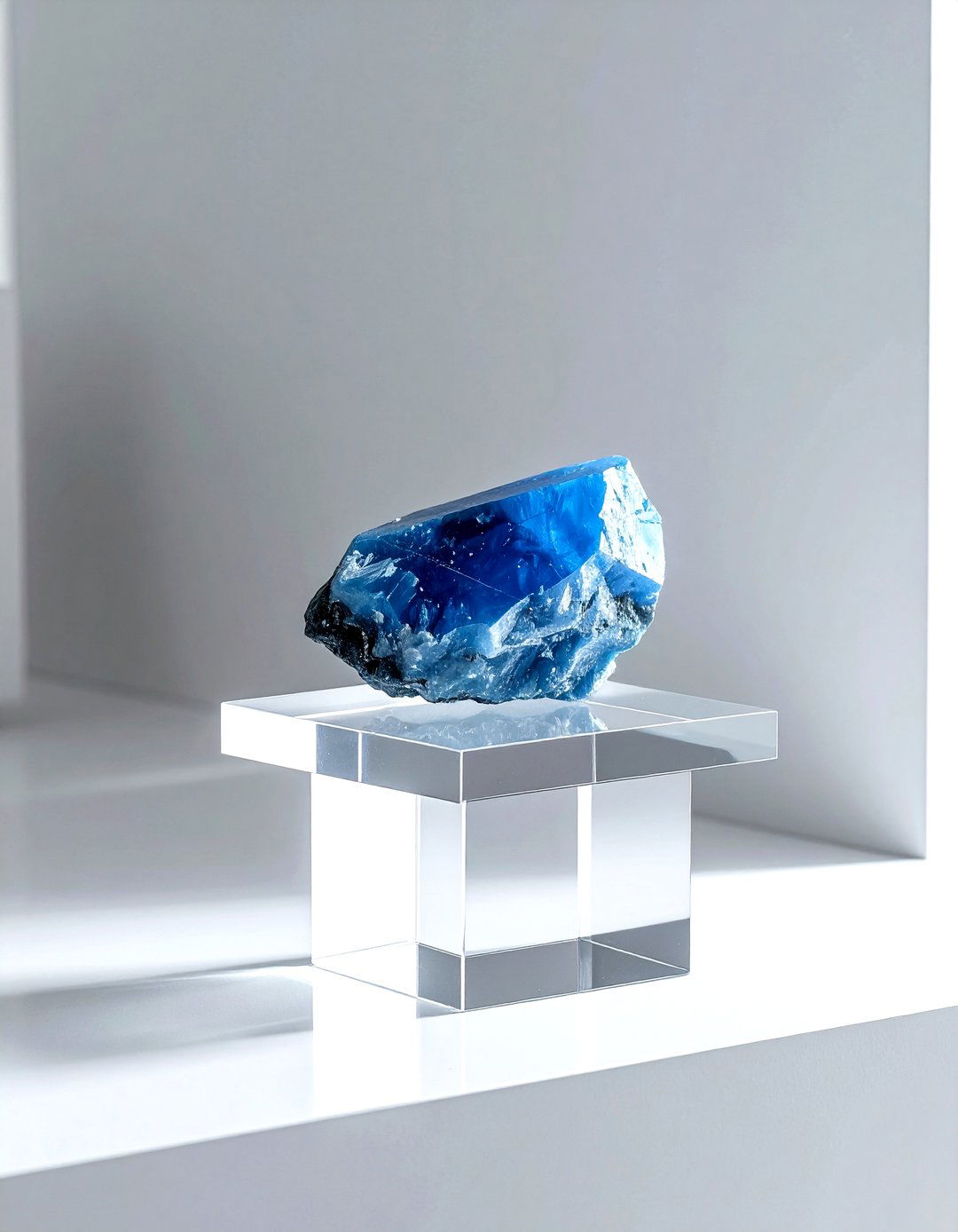 Mineral specimen on acrylic stand - 30 curiosity decor ideas