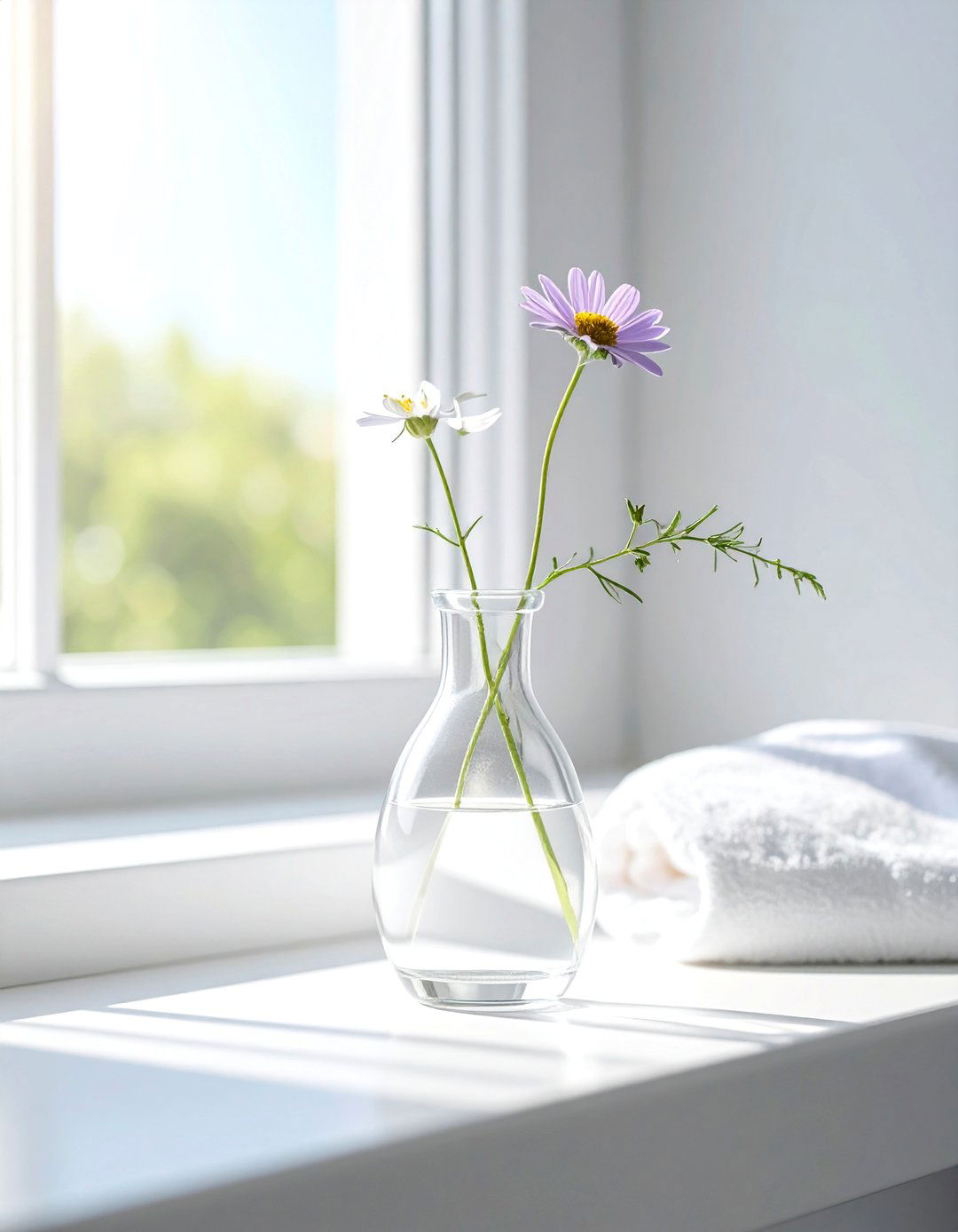 Miniature Glass Vase For Bathroom - 30 bathroom vase ideas