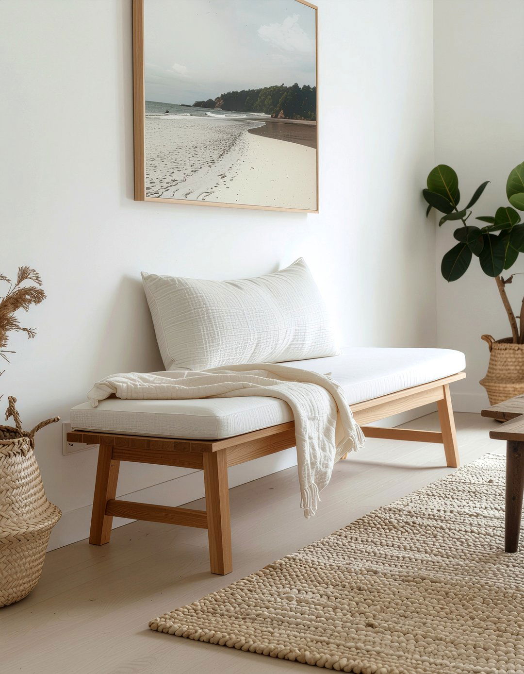 Minimalist Banquette - 30 living room banquette ideas