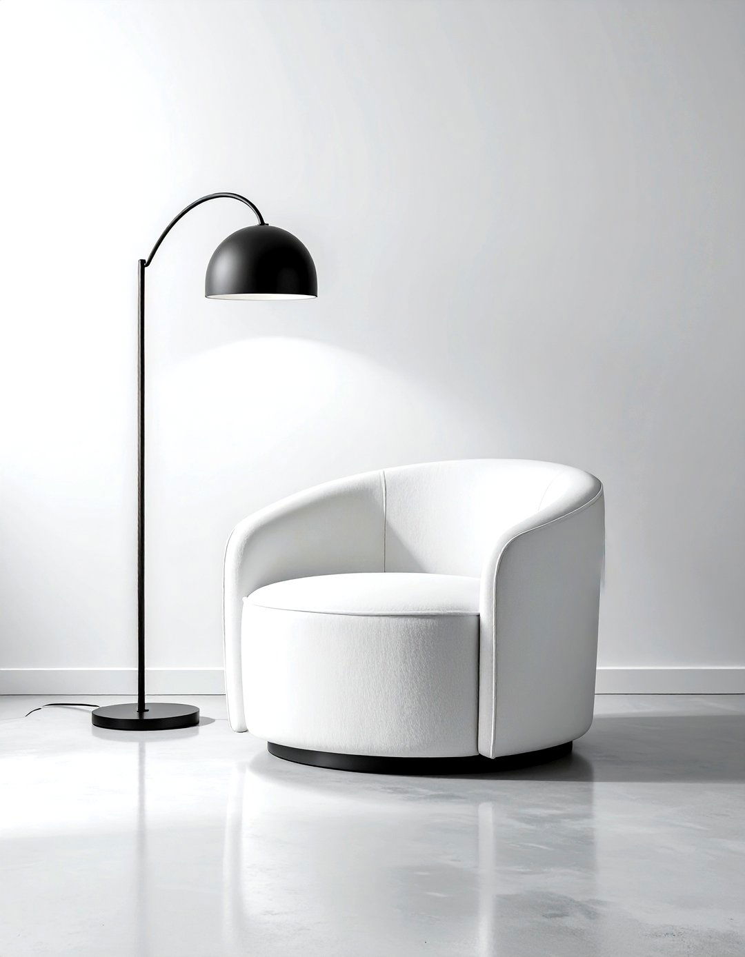 Minimalist Barrel Chair - 30 living room barrel chair ideas