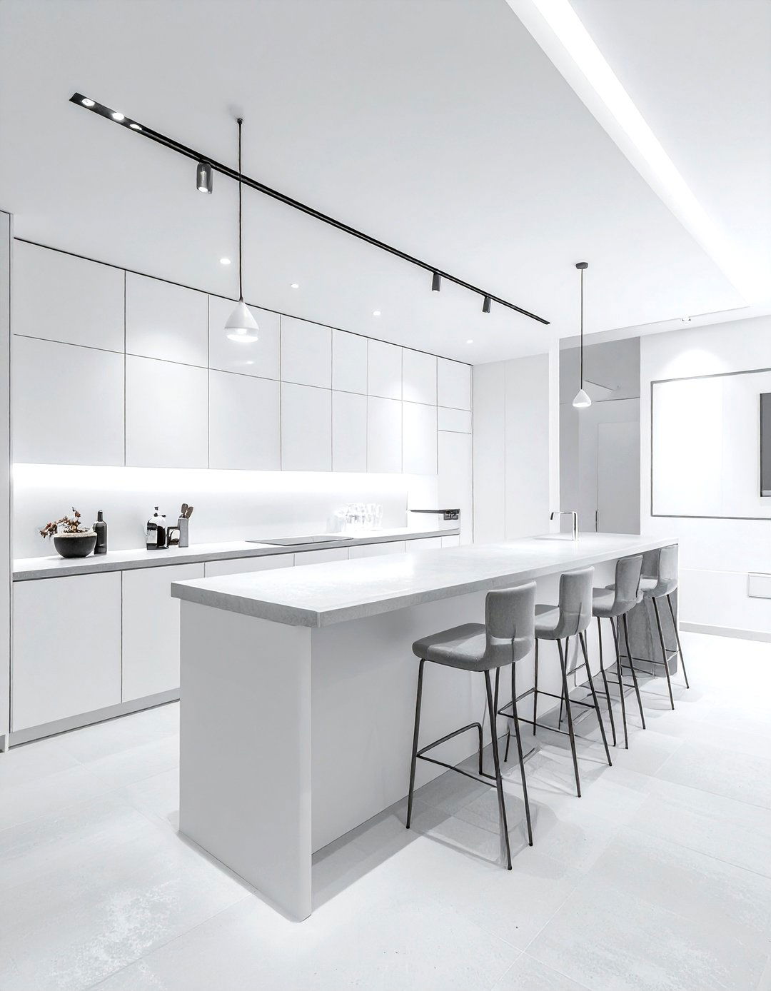 Minimalist Basement Bar - 30 basement bar ideas