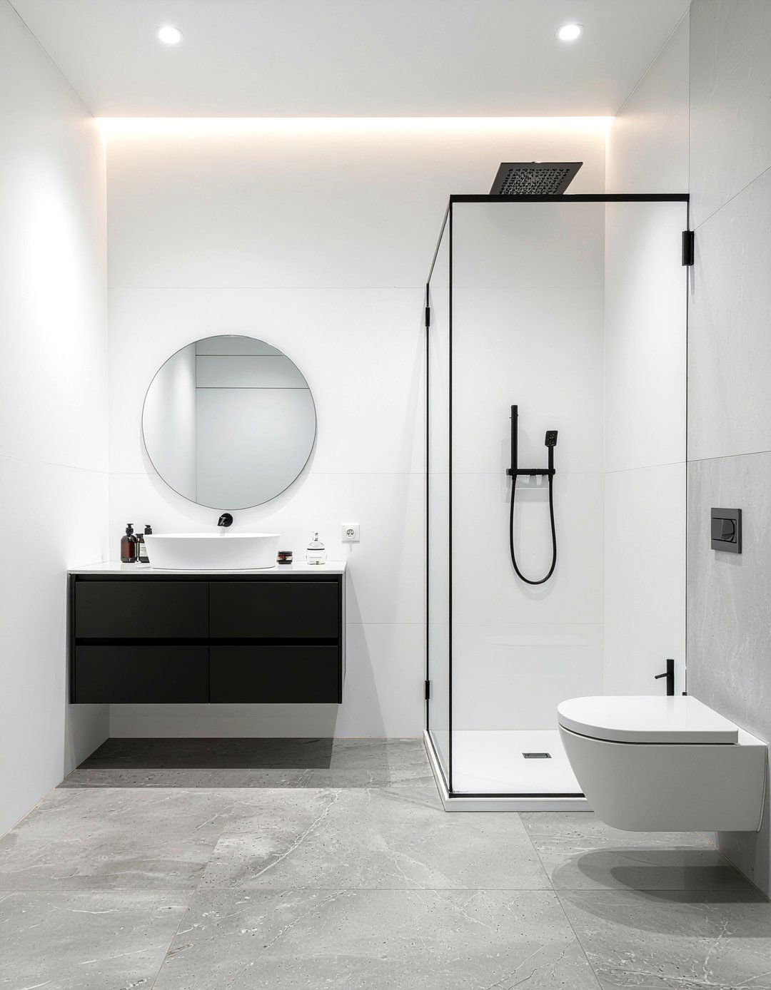 Minimalist Bathroom - 30 master bathroom layout ideas