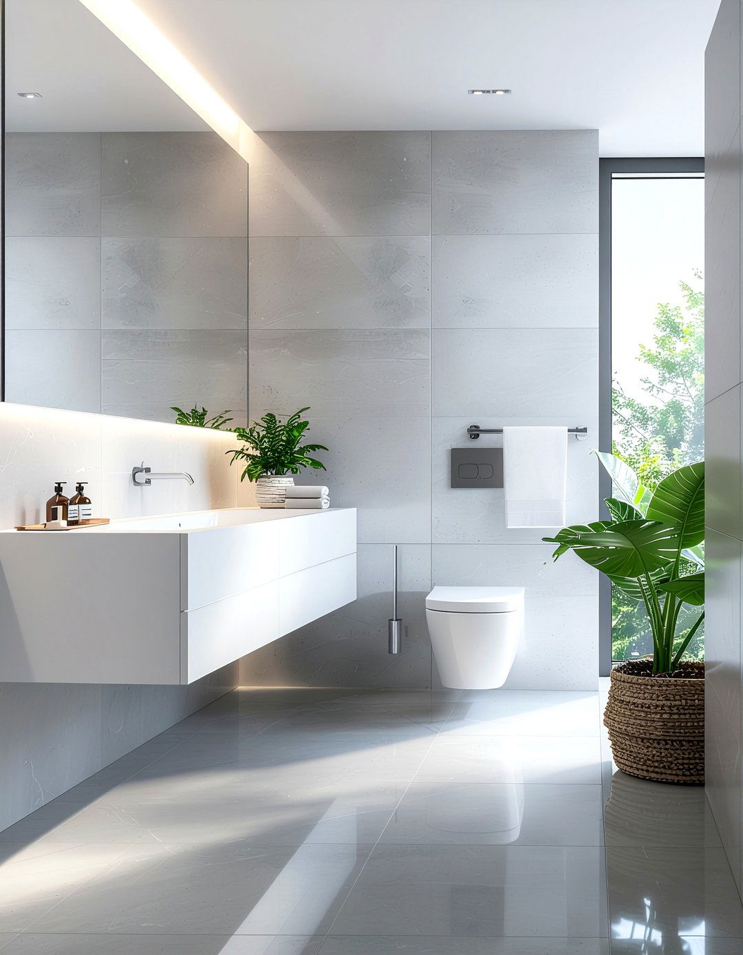 Minimalist Bathroom - 30 bathroom layout ideas