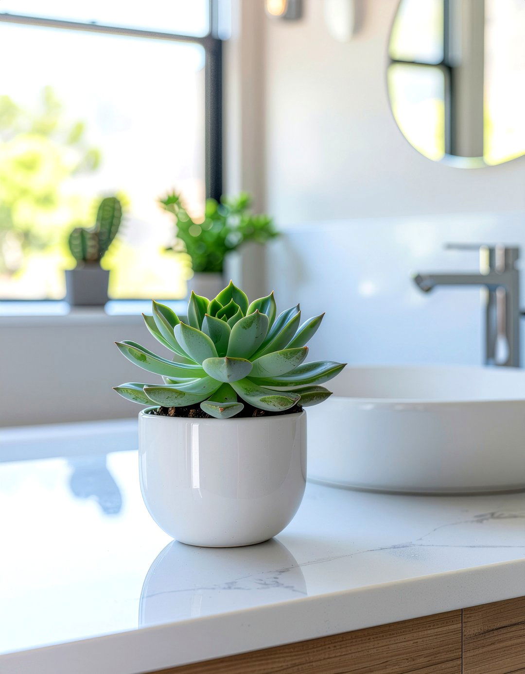 Minimalist Bathroom Succulent - 30 bathroom succulent ideas
