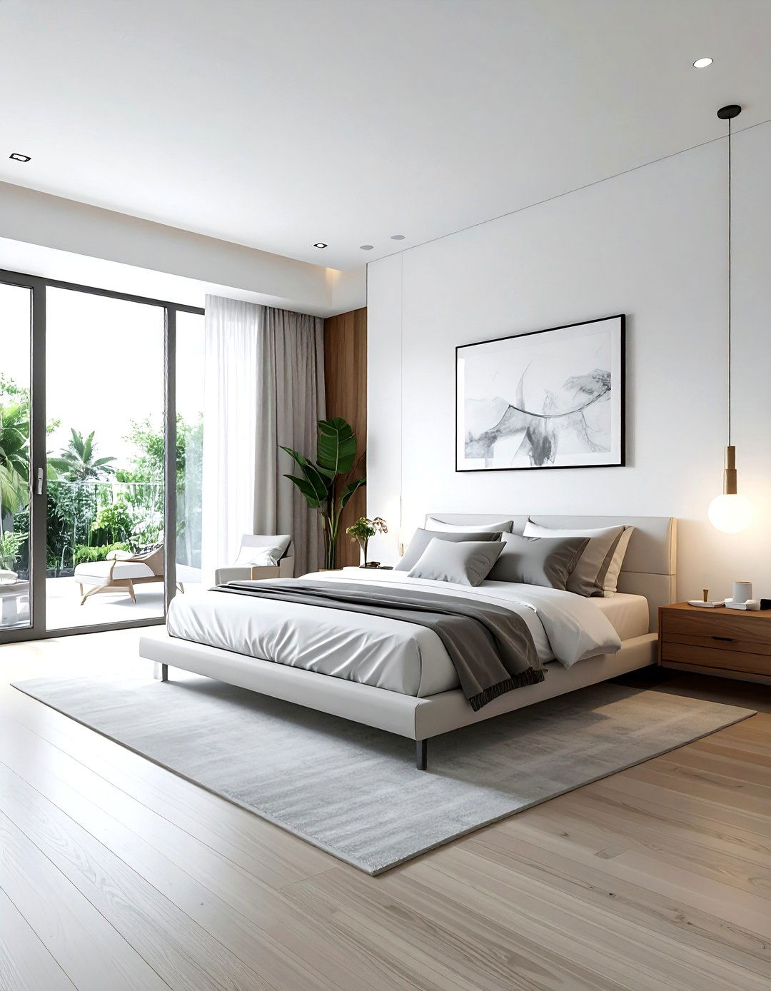 Minimalist Bedroom Layout - 30 airy bedroom ideas