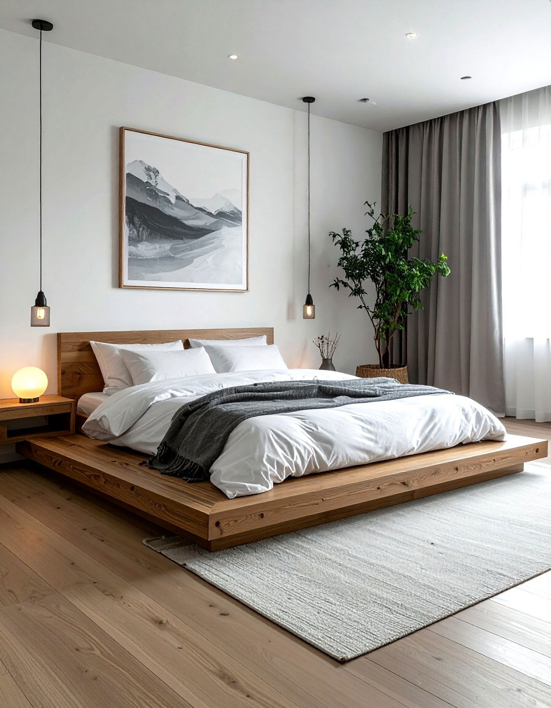 Minimalist Bedroom Setup - 30 apartment decor ideas