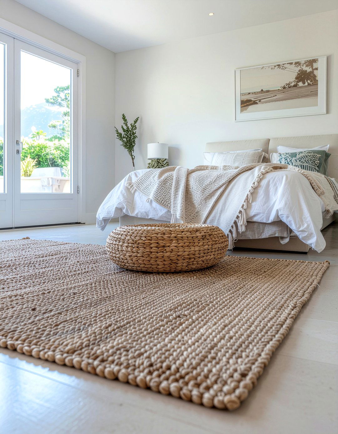 Minimalist Bedroom Sisal Rug - 30 sisal bedroom ideas