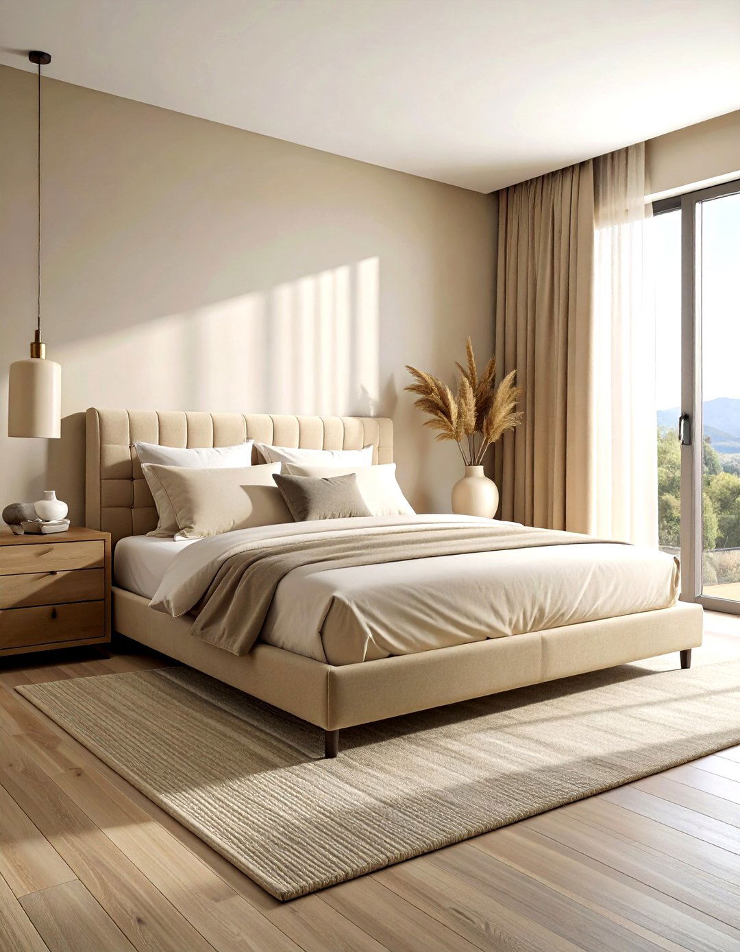 Minimalist Beige Master Bedroom - 30 minimalist beige bedroom ideas