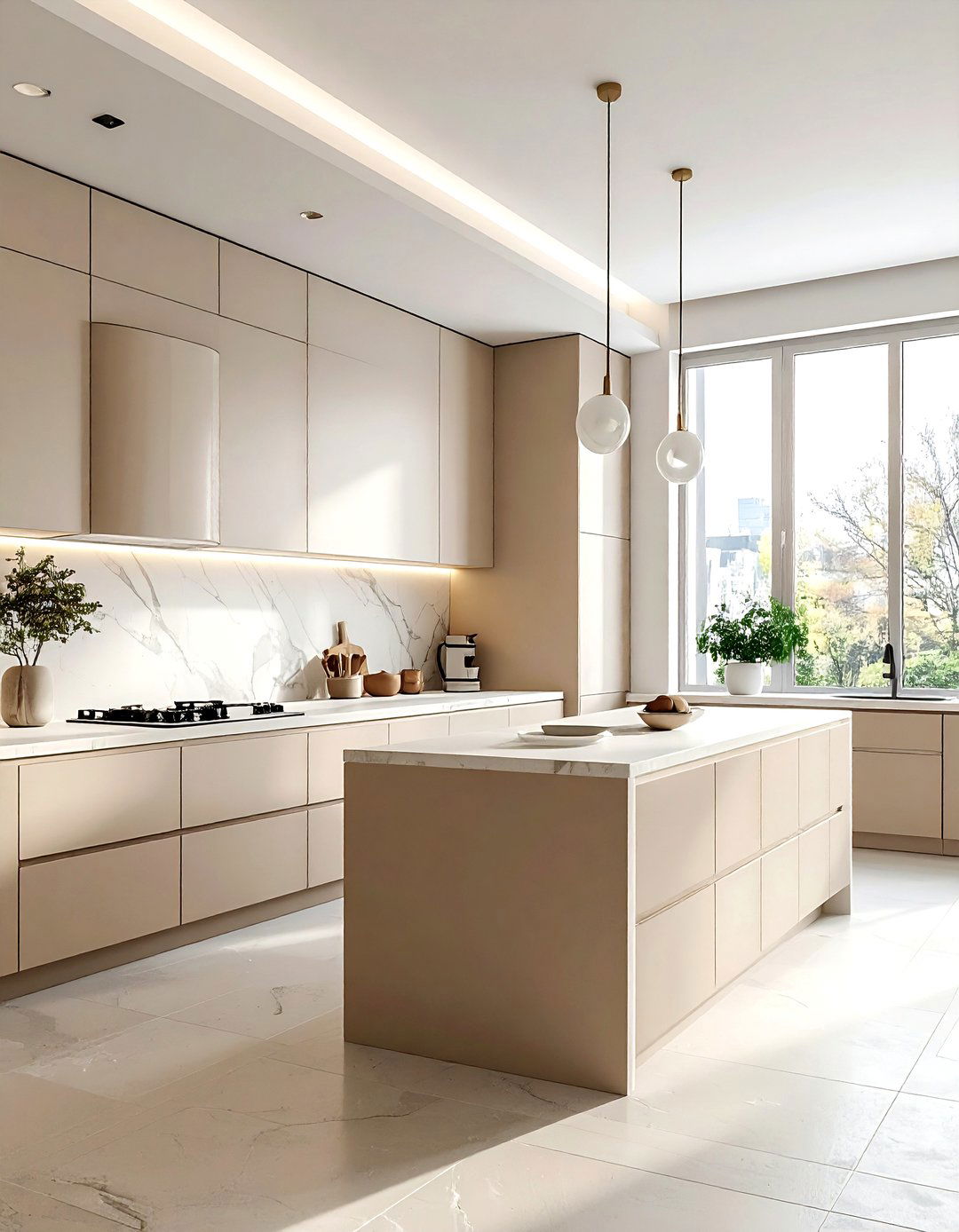 30 Trendy Beige and White Kitchen Ideas for Modern Homes