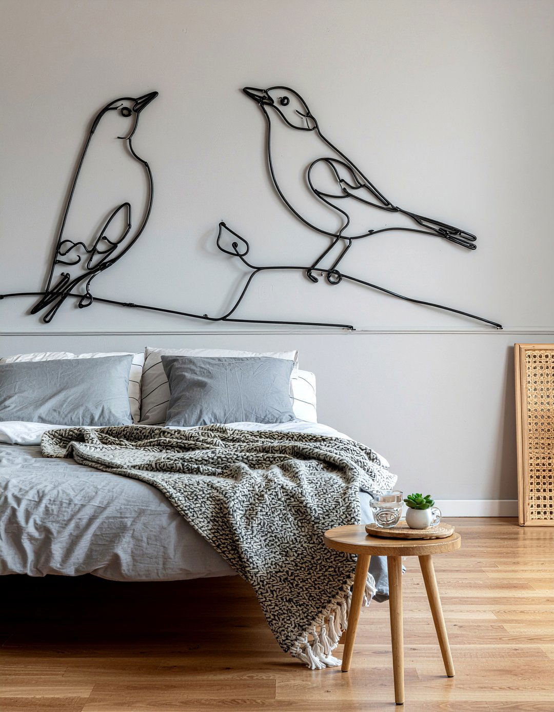 Minimalist Bird Wall Art - 30 bird bedroom ideas