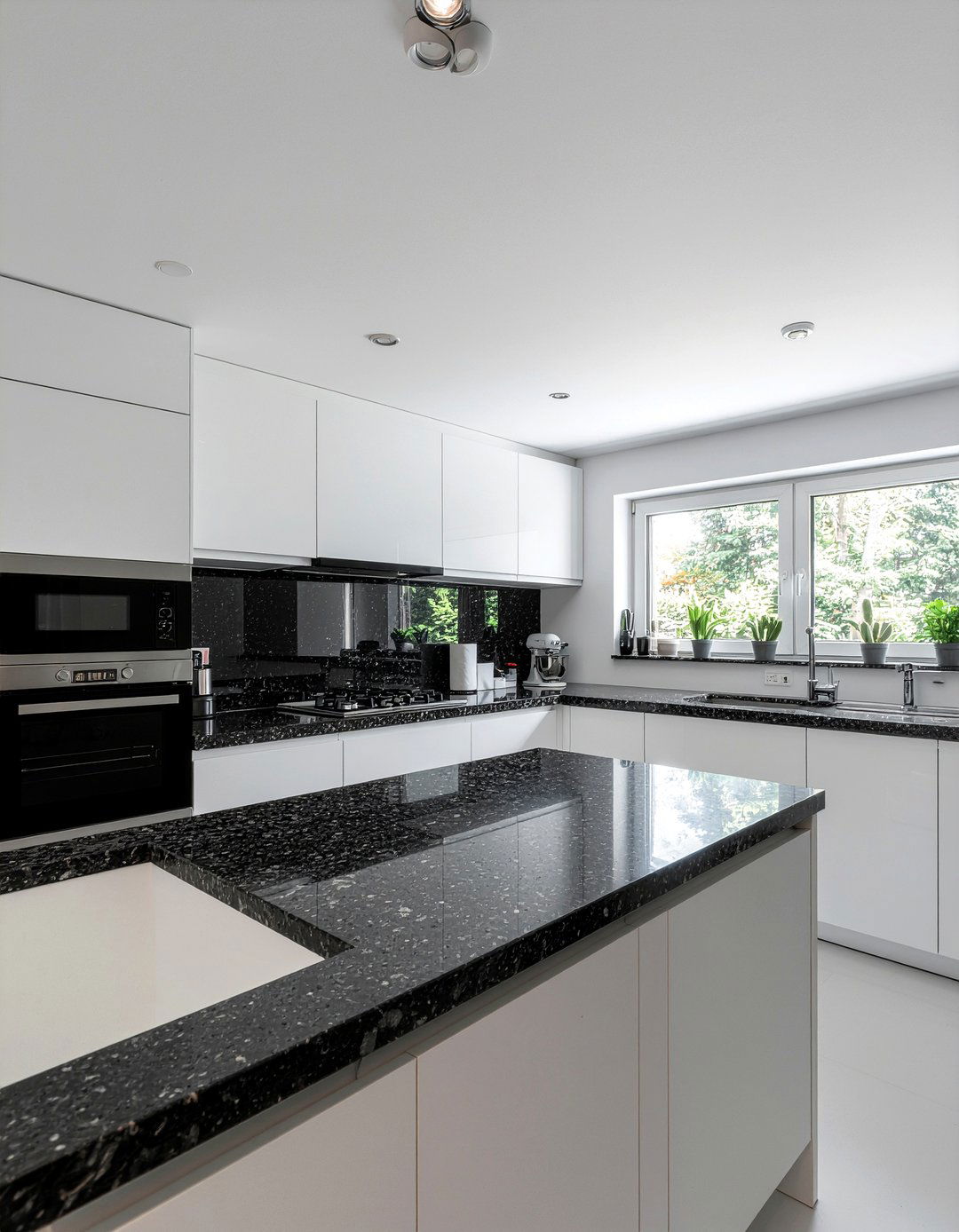 Minimalist Black And White Kitchen - 30 black and white kitchen ideas