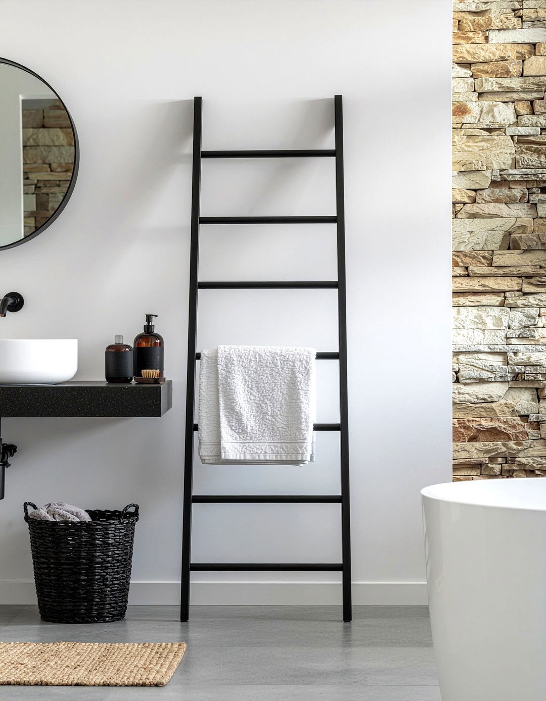Minimalist Black Bathroom Decor - 30 matte black bathroom ideas