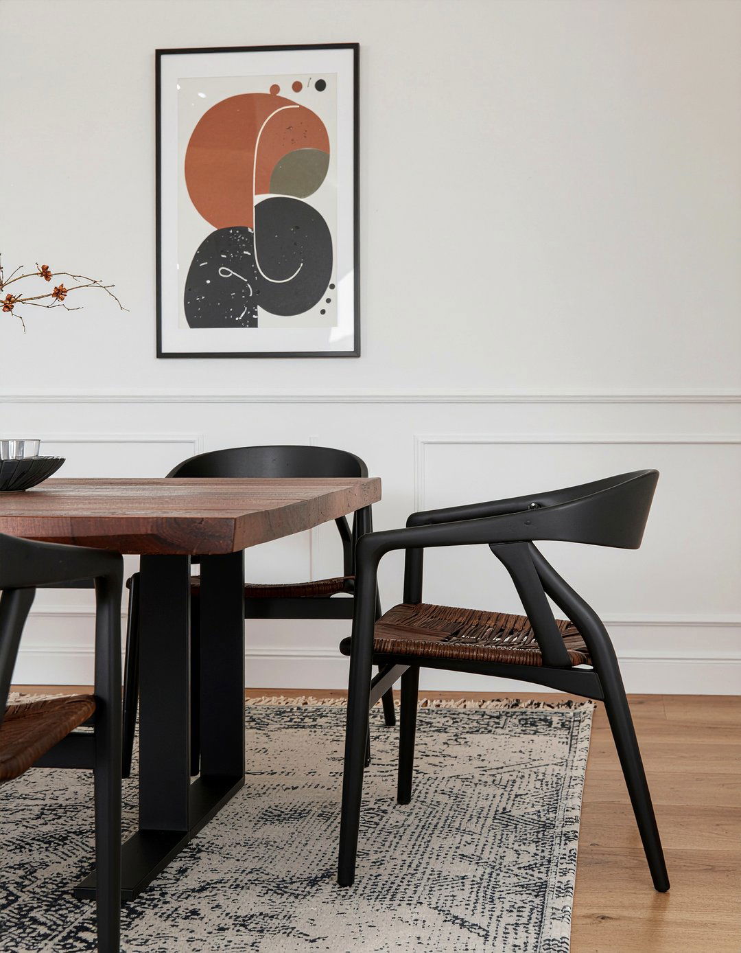 Minimalist Black Captain Chairs - 30 captain dining chair ideas