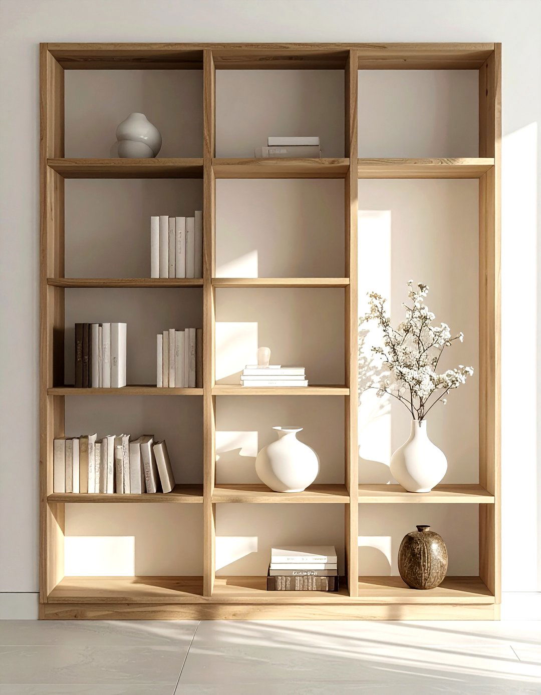 Minimalist Bookshelf - 30 bookshelf decor ideas
