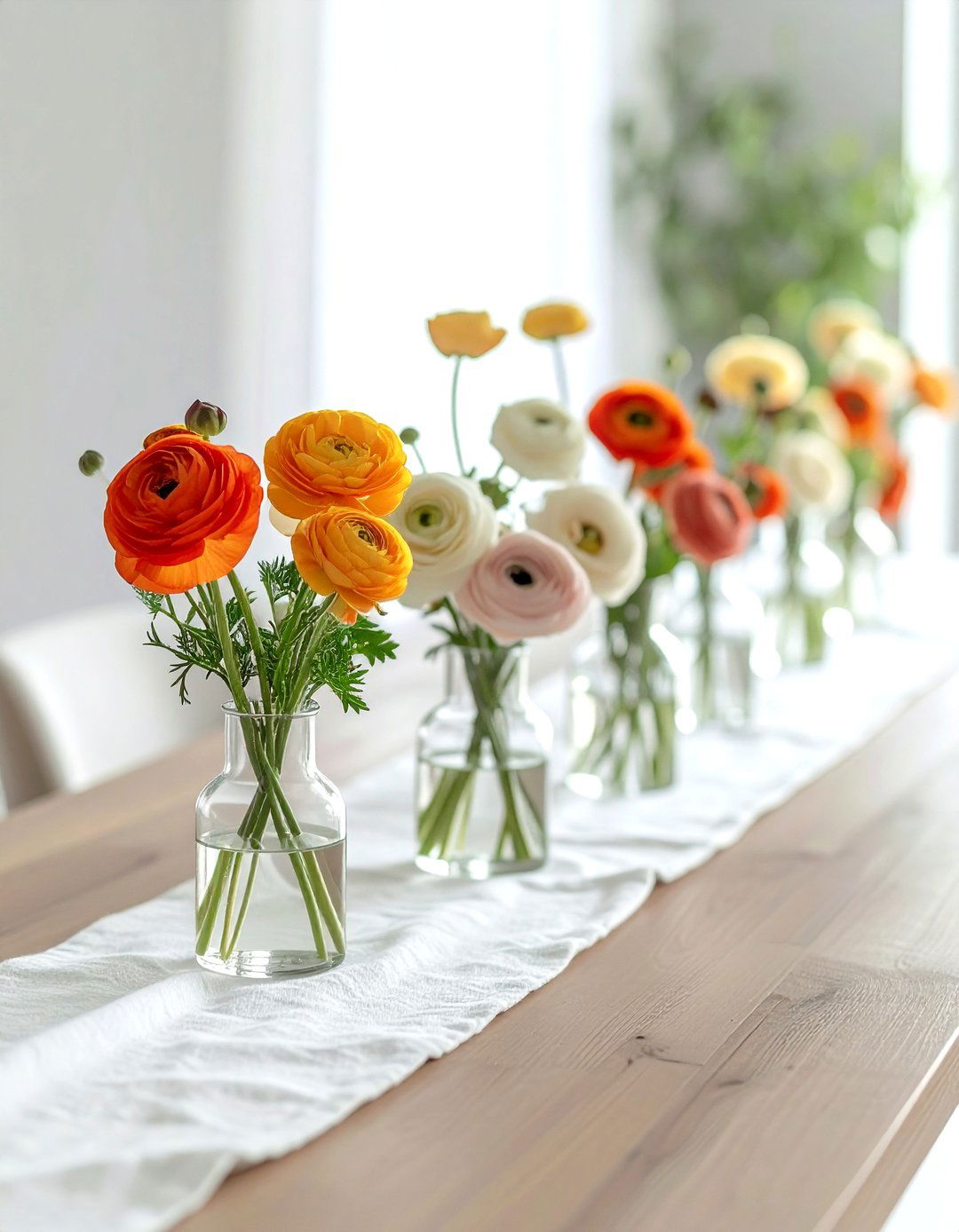 Minimalist Bud Vase Set - 30 dining room flower ideas