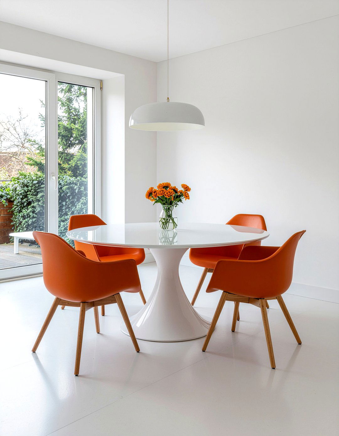 Minimalist Burnt Orange Dining - 30 burnt orange dining room ideas