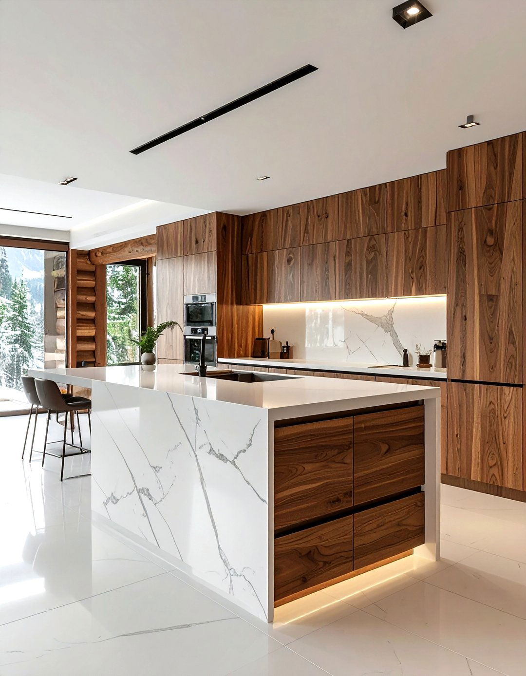 Minimalist Cabin Kitchen - 30 cabin kitchen ideas