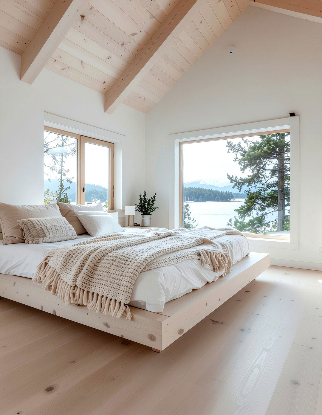 Minimalist Cabin Style - 30 cabin bedroom ideas