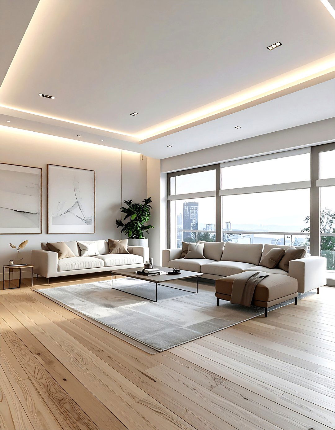 Minimalist Canless Recessed Lighting - 30 living room recessed lighting ideas