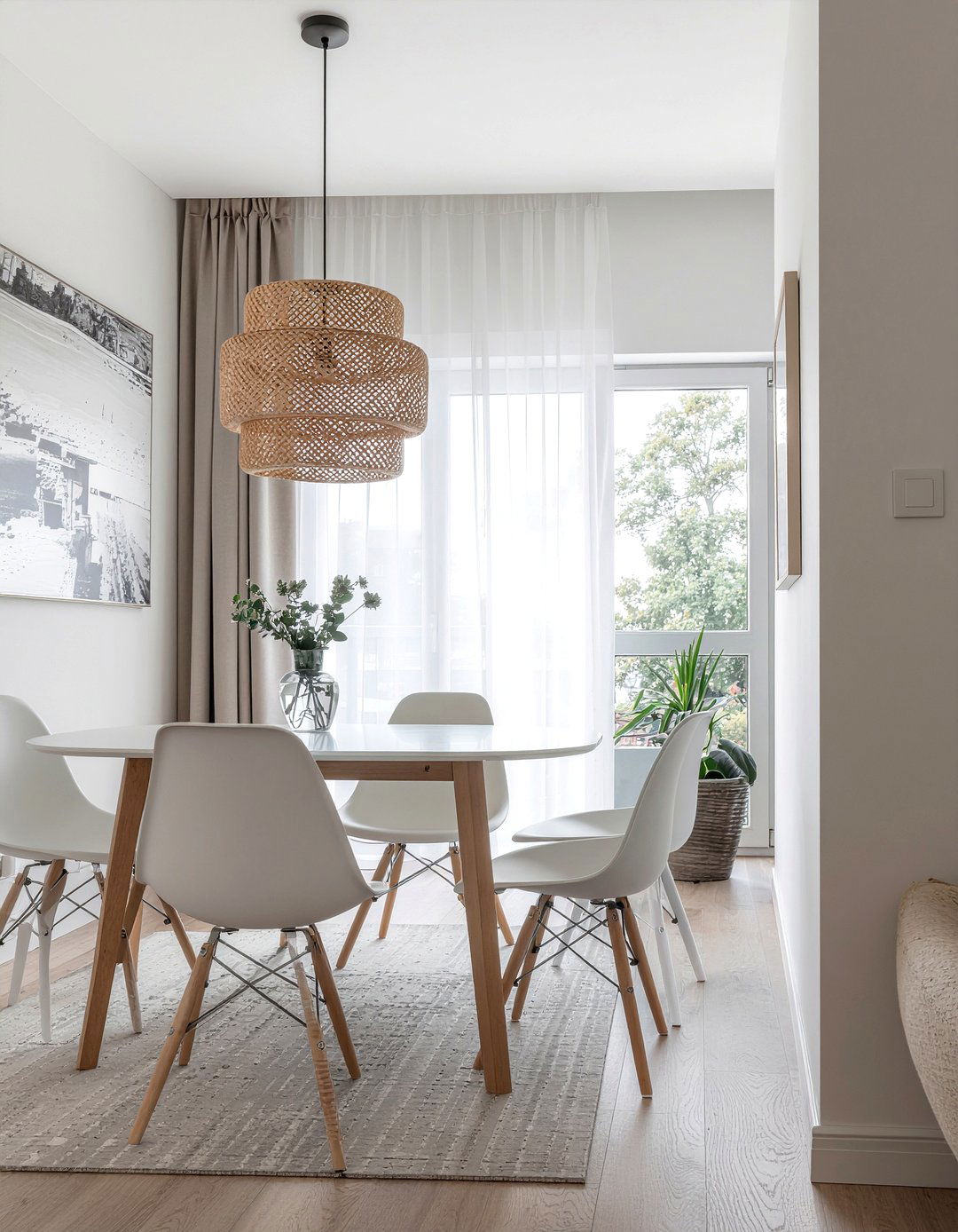 Minimalist Ceiling Wallpaper Dining Room - 30 dining room wallpapered ceiling ideas